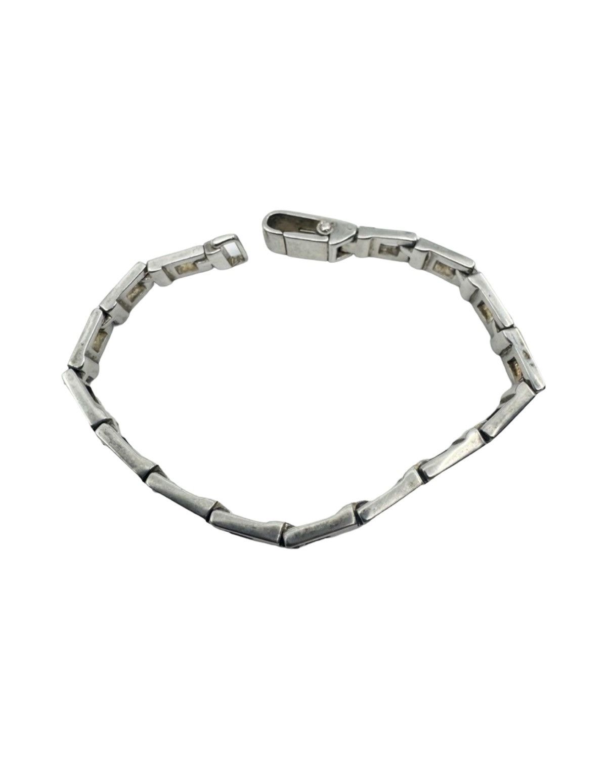 Gucci 925 Silver GG Logo Bracelet Size ONE SIZE - 2 Thumbnail