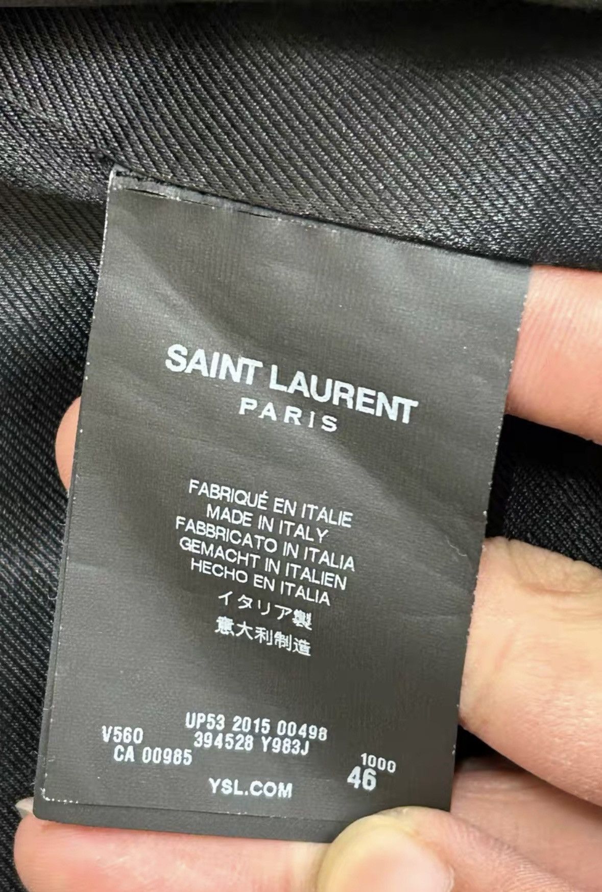 Saint Laurent Paris Saint Laurent Paris SLP 2015FW Ray Silver Chain Jacket Size US S / EU 44-46 / 1 - 3 Thumbnail