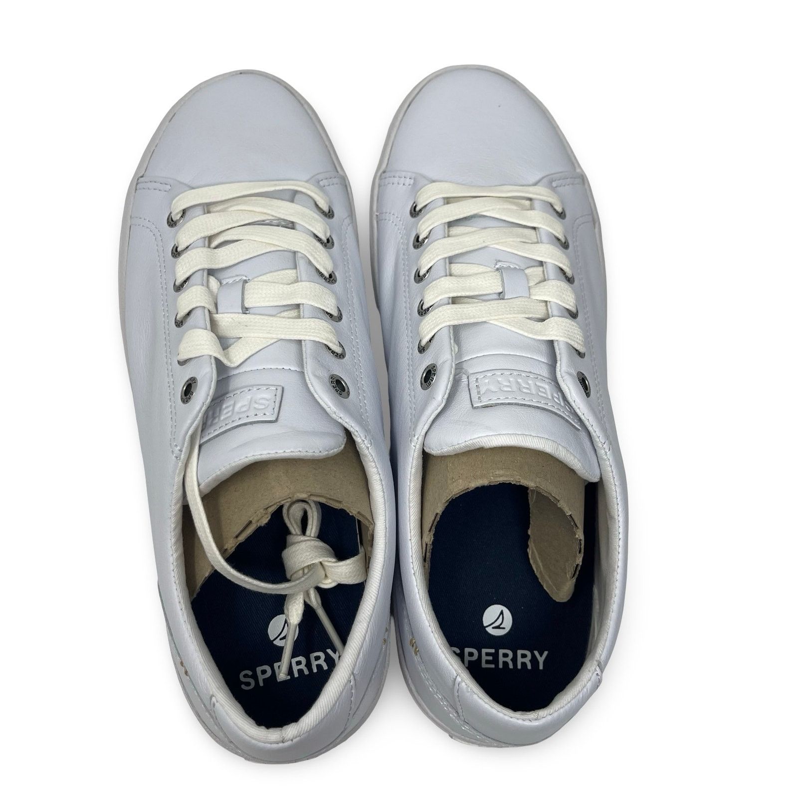Sperry New Sperry Striper II LTT Leather White Sneaker sz 10 Size US 10 / EU 43 - 3 Thumbnail
