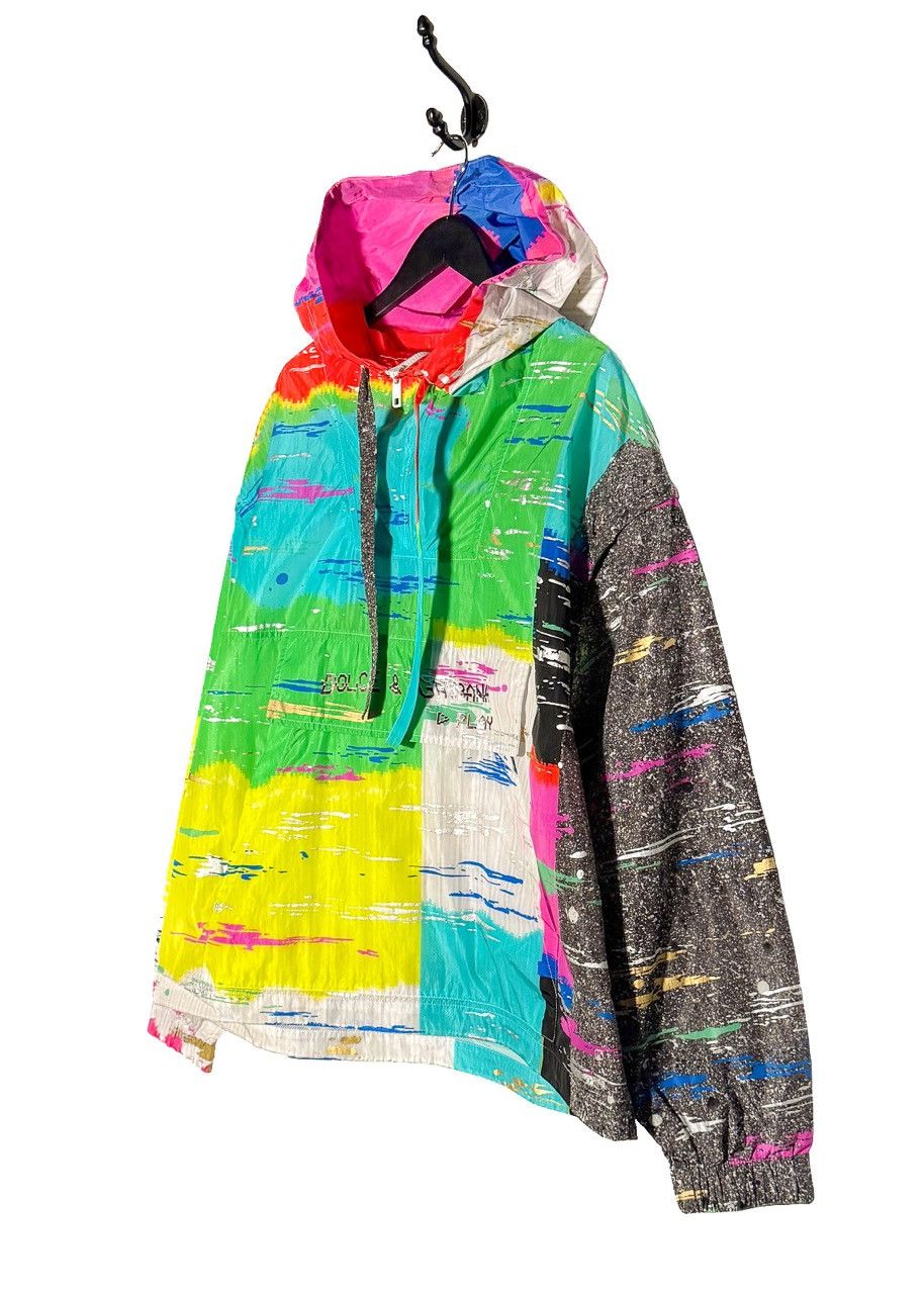 Dolce & Gabbana Dolce & Gabbana Multicolour Glitch Oversized Windbreaker Size XL / US 12-14 / IT 48-50 - 2 Thumbnail