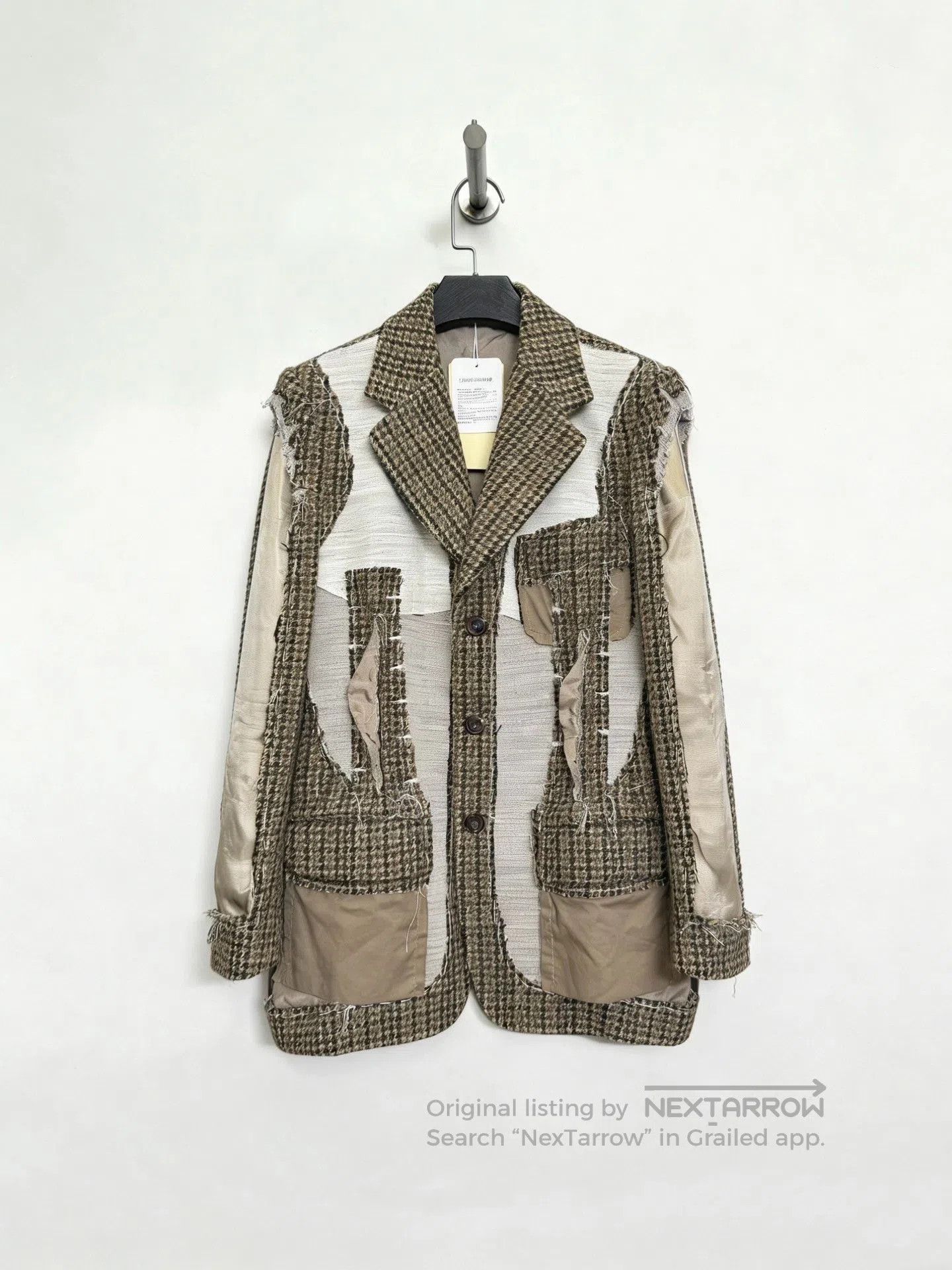 John Galliano Maison Margiela Patchwork Deconstructed Coat. Size US XXS / EU 40 - 1 Thumbnail