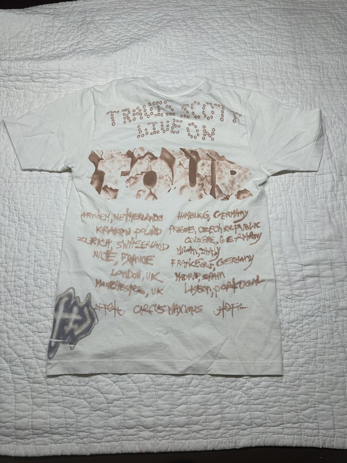 Travis Scott TRAVIS SCOTT-CIRCUS MAXIMUS EUROPE TOUR TEE/NEW* Size US S / EU 44-46 / 1 - 2 Thumbnail