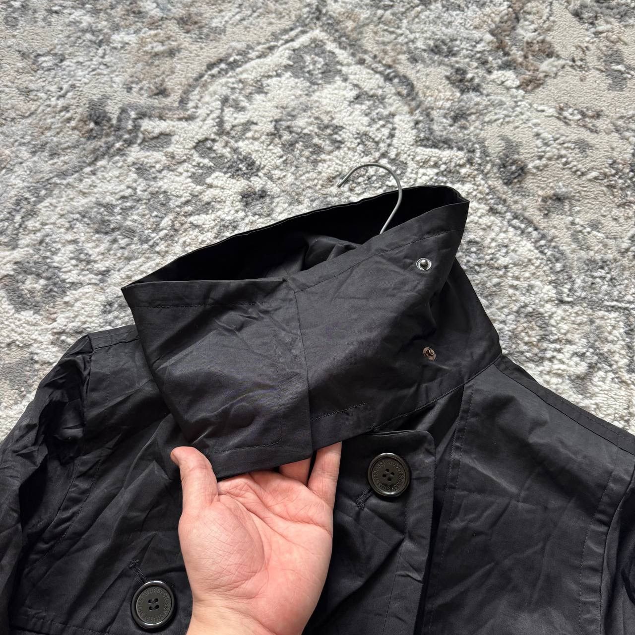 Stussy Stussy Coat Trench Raincoat Ninja Goth Nylon Coat Jacket Size M / US 6-8 / IT 42-44 - 12 Thumbnail