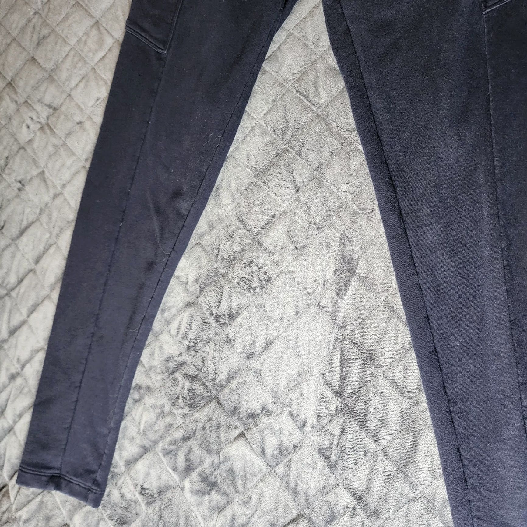 Ralph Lauren VINTAGE POLO RALPH LAUREN Sweatpants Sweatpant Fleece Navy Blue M Pockets Logo Zip Women Ladies Pants Size 32" / US 10 / IT 46 - 5 Thumbnail