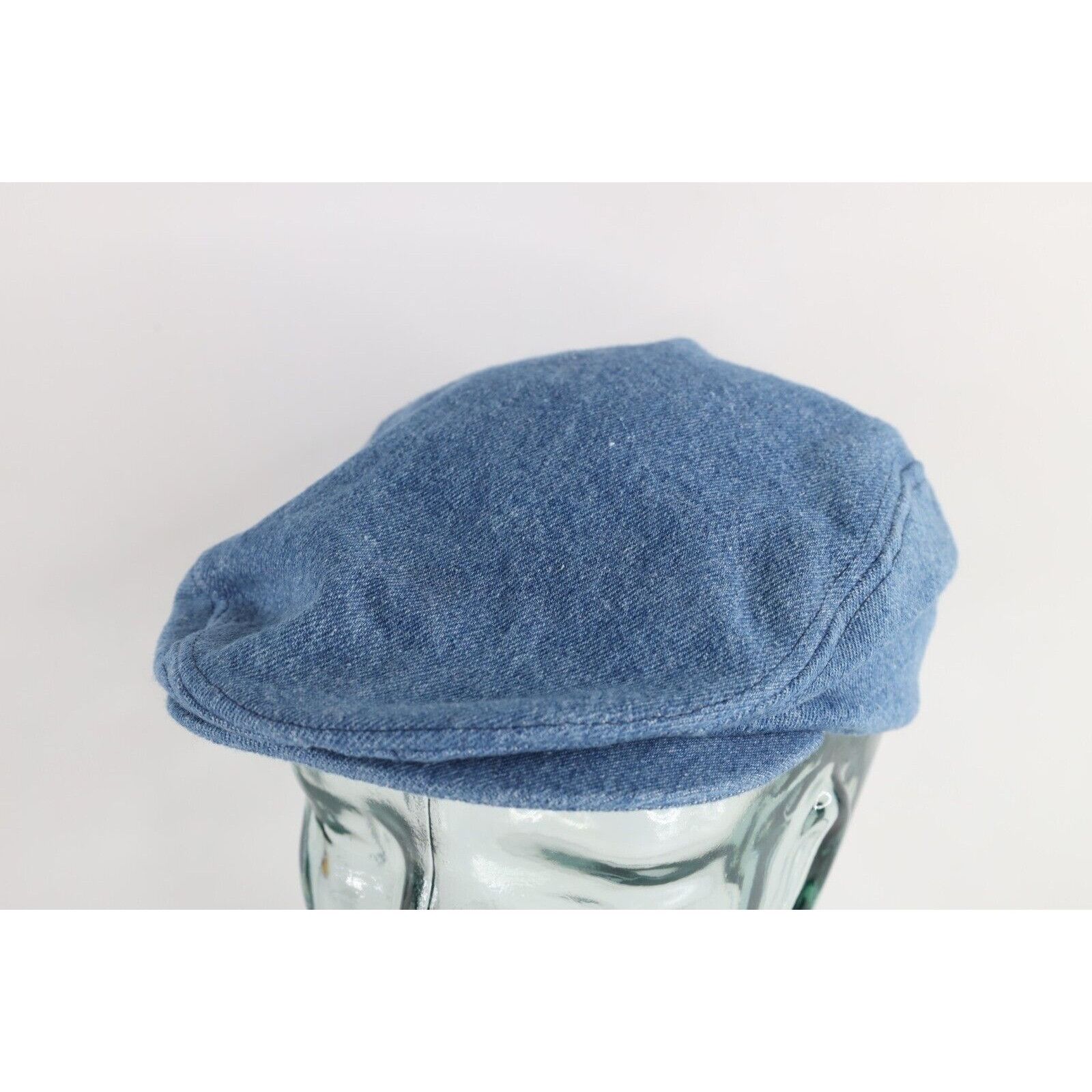 Vintage Deadstock Vintage 70s Streetwear Denim Jean Newsboy Cap Size ONE SIZE - 1 Thumbnail