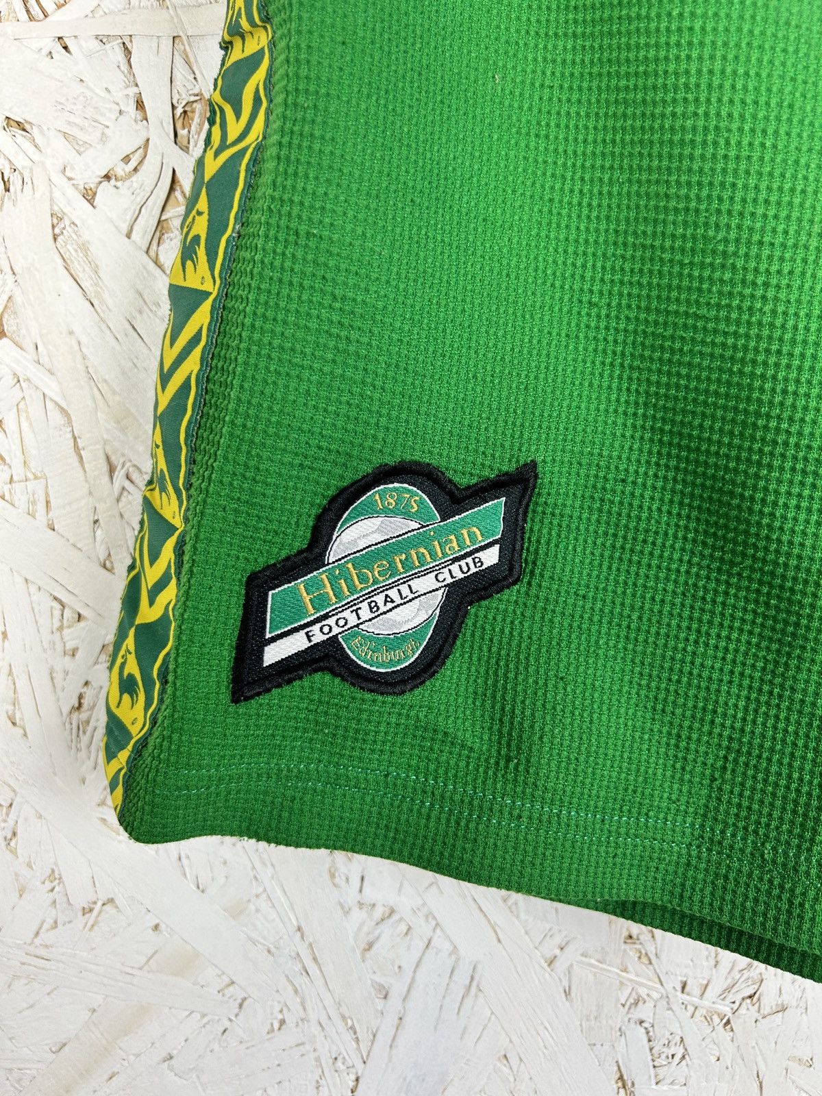 Le Coq Sportif 90s Le Coq Sportif Hibernian FC 1998/99/00 Home Kit Shorts Size US 28 / EU 44 - 3 Thumbnail