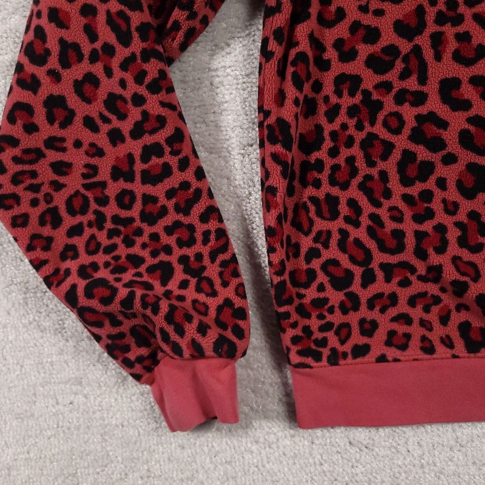 Nike VINTAGE Nike Sweater Womens XS Leopard Print Crewneck Pullover Fleece Animal Print Size XS / US 0-2 / IT 36-38 - 5 Thumbnail