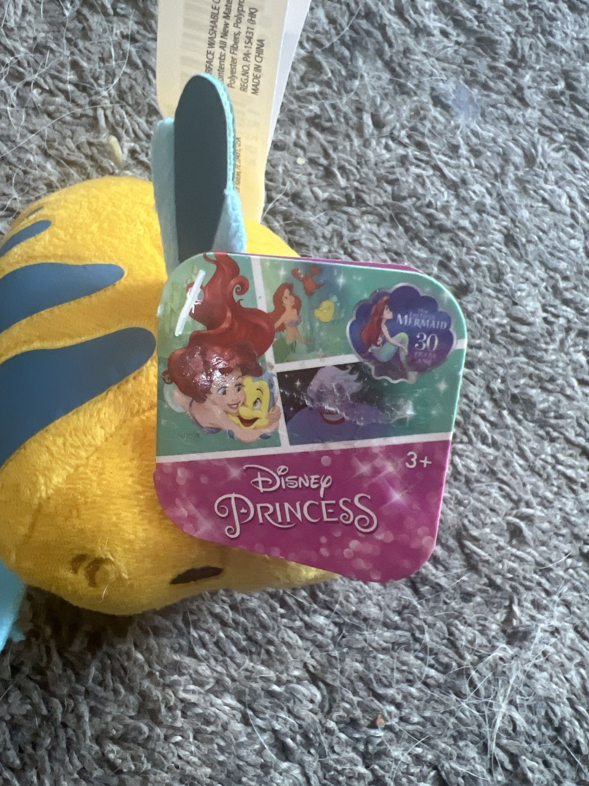 Disney 2019 Disney Princess Flounder Plush Size ONE SIZE - 3 Thumbnail
