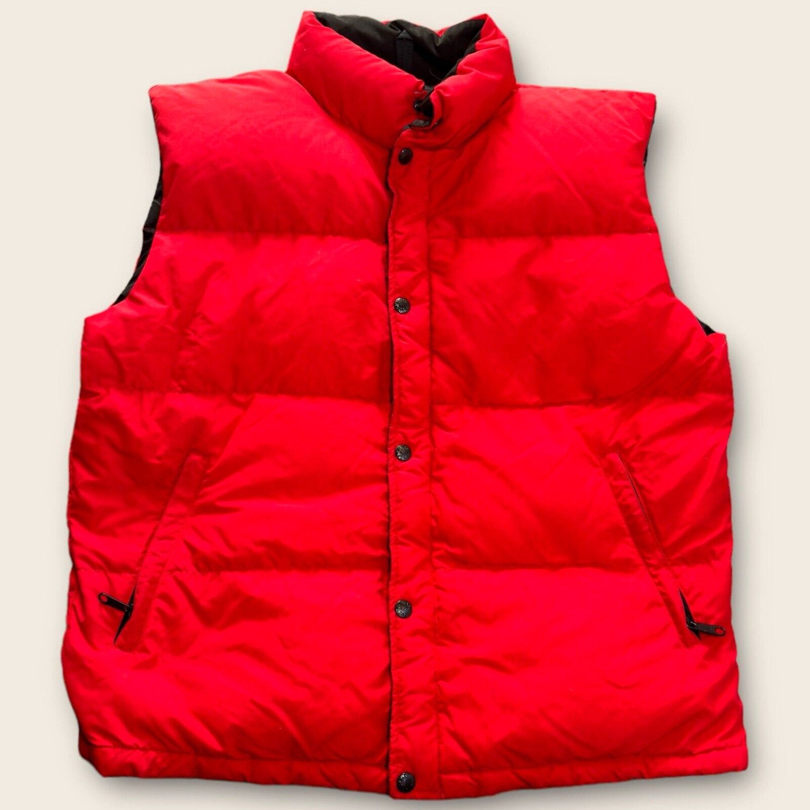 image of The North Face Vintage North Face Black Label Down Vest Outdoor Hiking Red Size L in White, Men's
