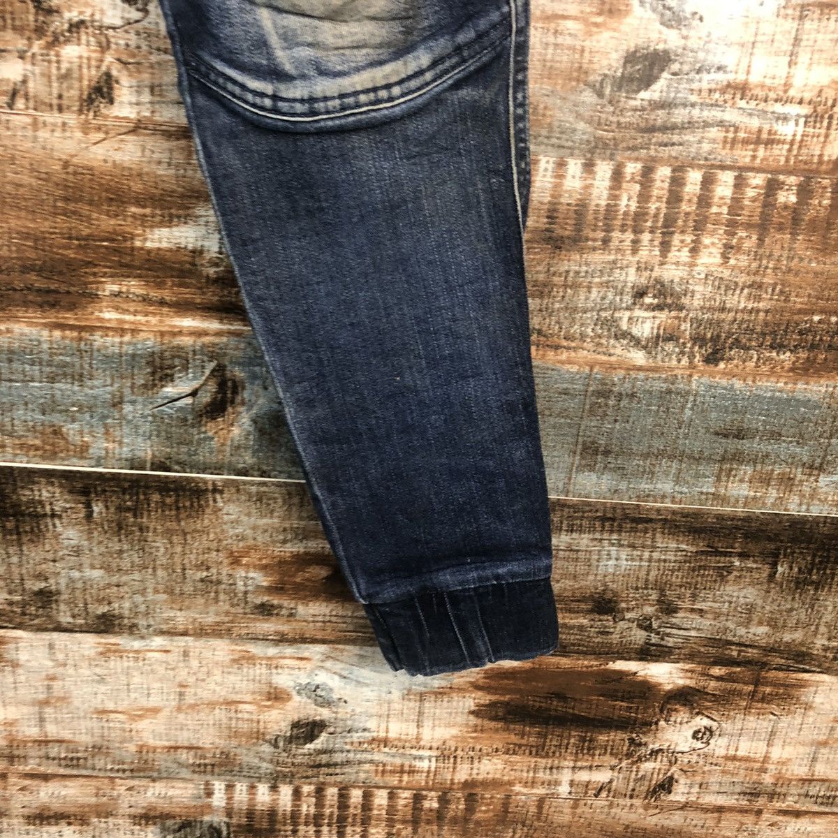 Japanese Brand Field Core japan utility Blue Denim jogger Pants #A2116 Size US 29 - 14 Thumbnail
