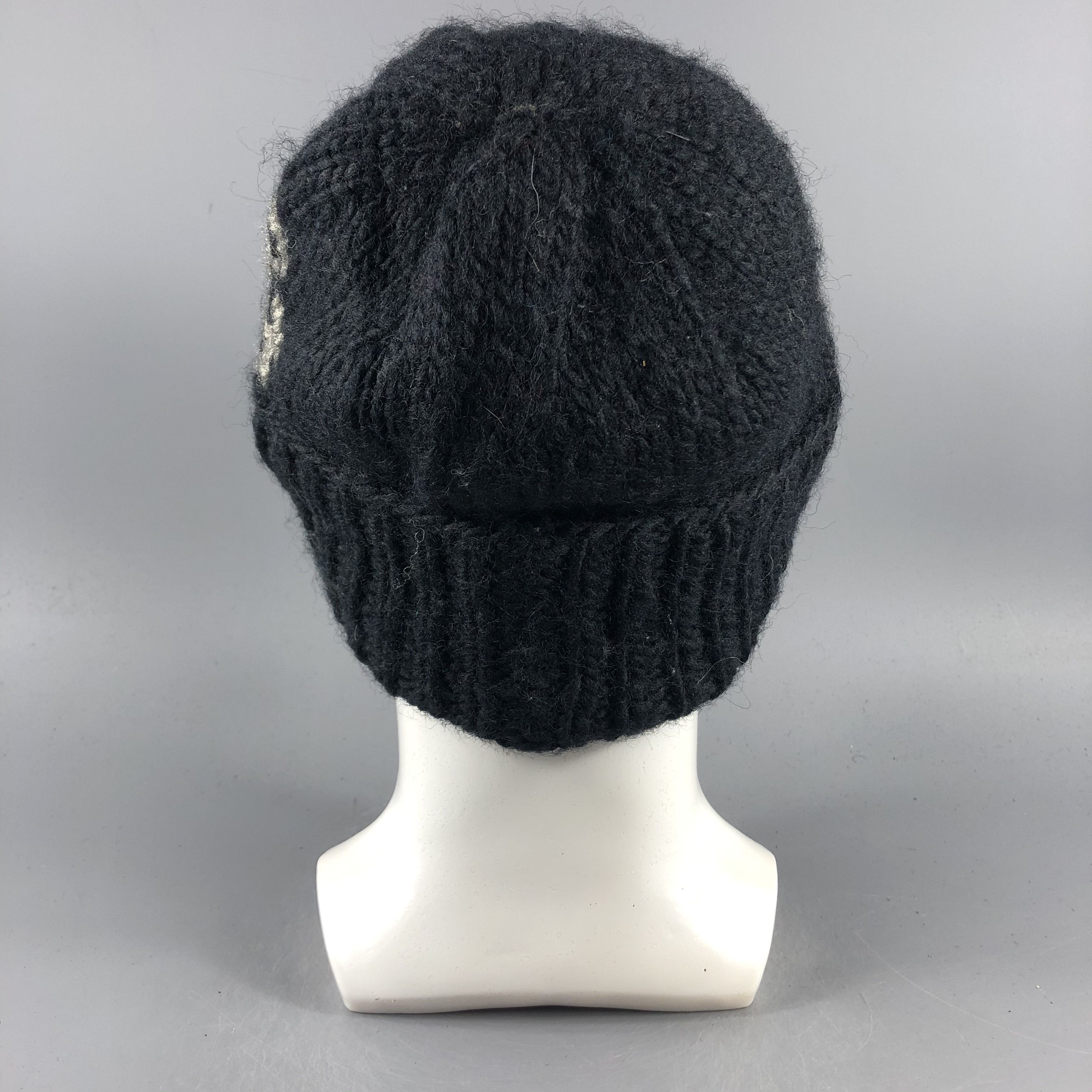 Other × Vintage Unknown Ribbed Knit Beanie Snow Hat Snow Cap -D178 Size ONE SIZE - 2 Thumbnail