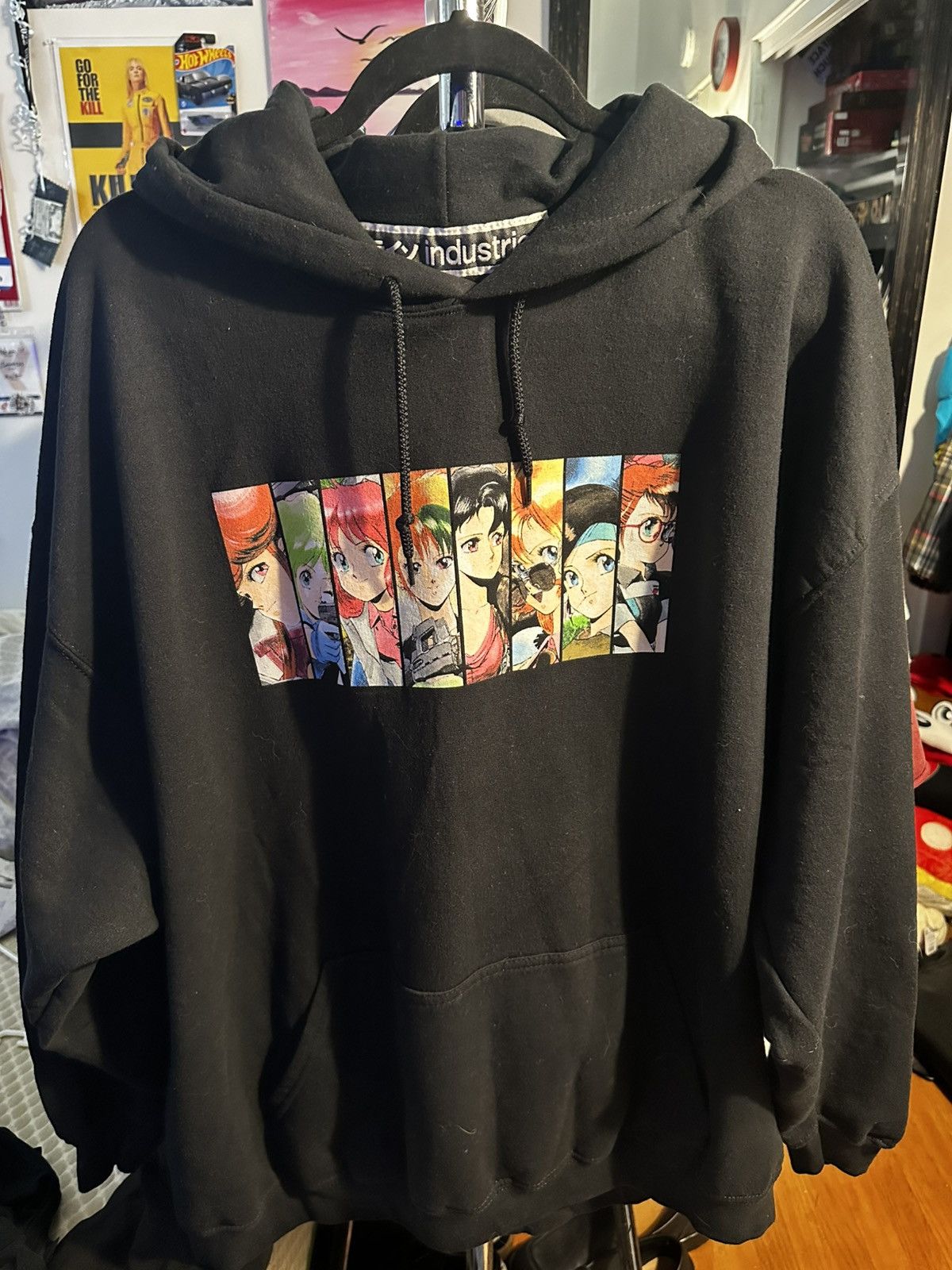 Hook-Ups Hookups “battle school” hoodie black xl | Grailed