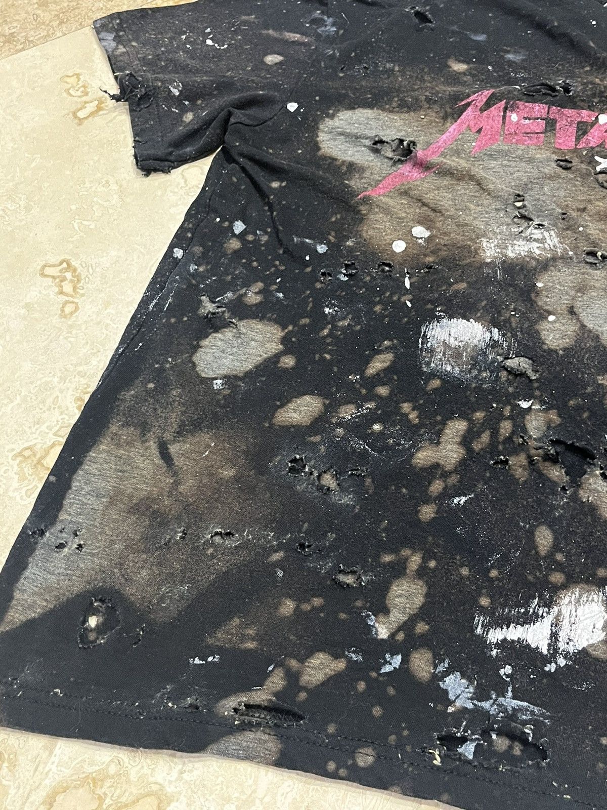 Band Tees × Metallica Y2K THRASHED Metallica Metal Rock Band Tee Size US M / EU 48-50 / 2 - 3 Thumbnail