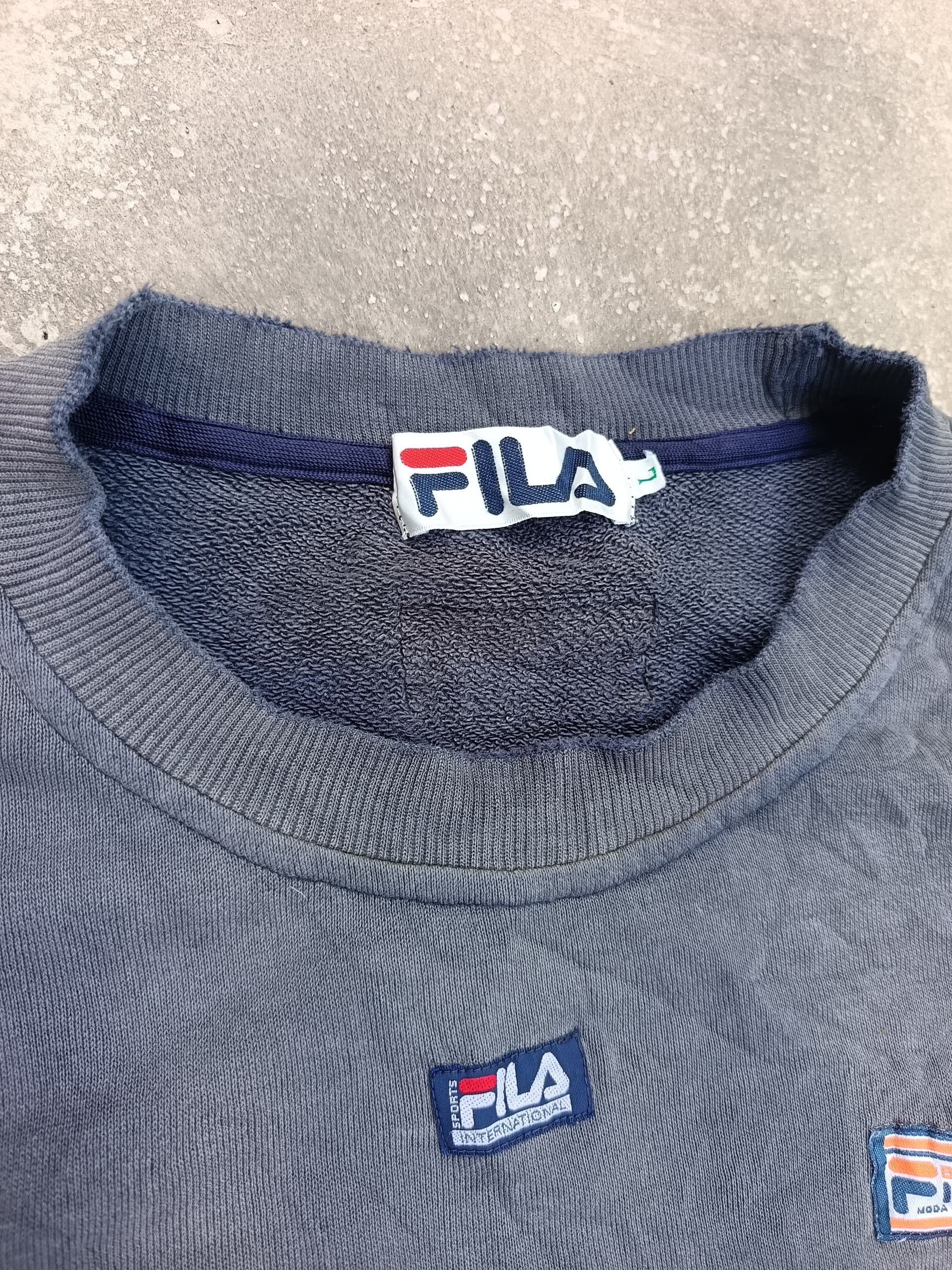 Fila × Vintage Vintage 90s sunfaded fila patch print Size US L / EU 52-54 / 3 - 3 Thumbnail