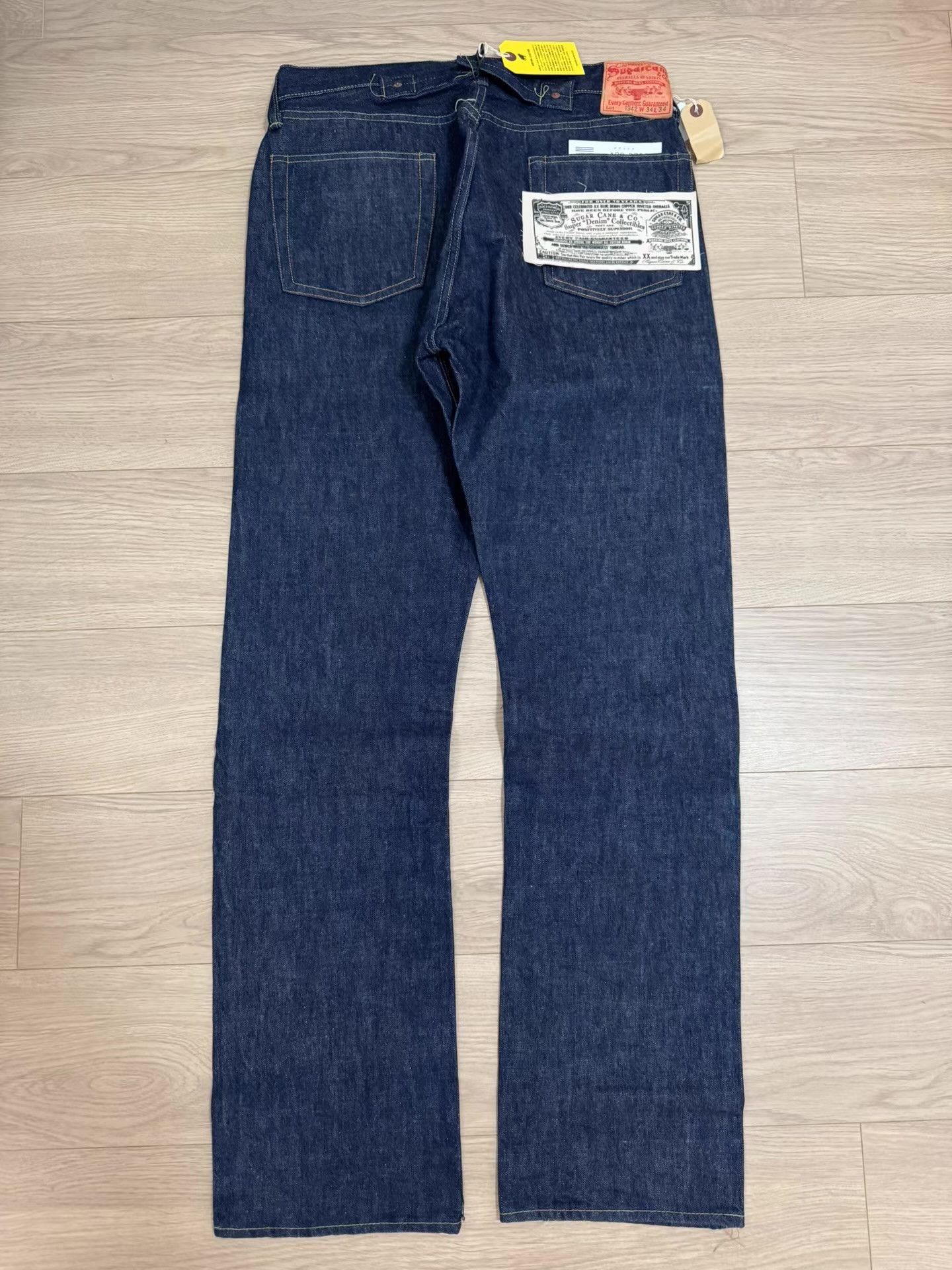 Sugar Cane Sugarcane 1942 WWII Model 14.25oz Super Denim Q14 Size US 36 / EU 52 - 2 Thumbnail
