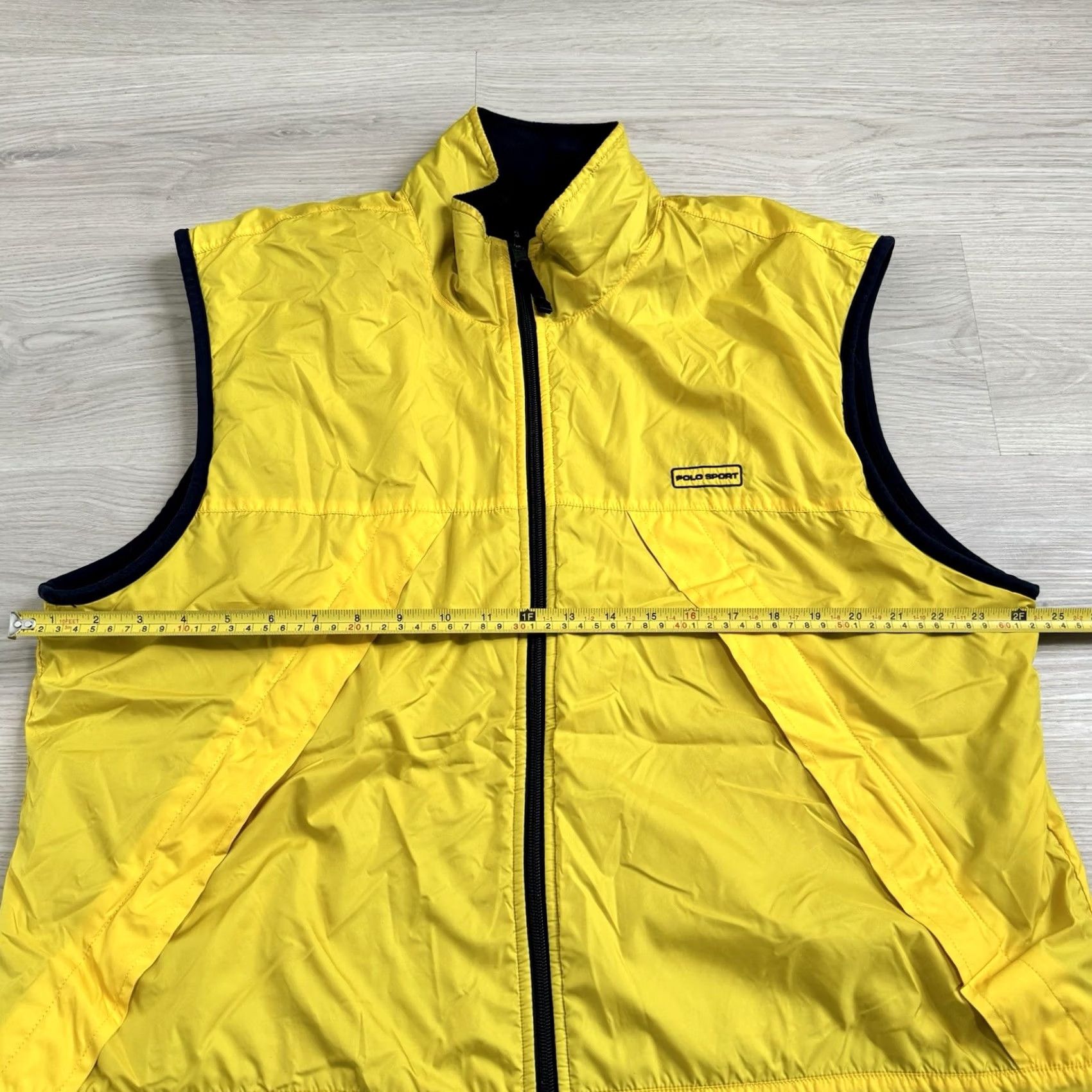 Polo Ralph Lauren VINTAGE Polo Ralph Lauren Vest Mens XL Windbreaker Reversible Fleece Yellow Pockets Zip Outdoor Size US XL / EU 56 / 4 - 4 Thumbnail