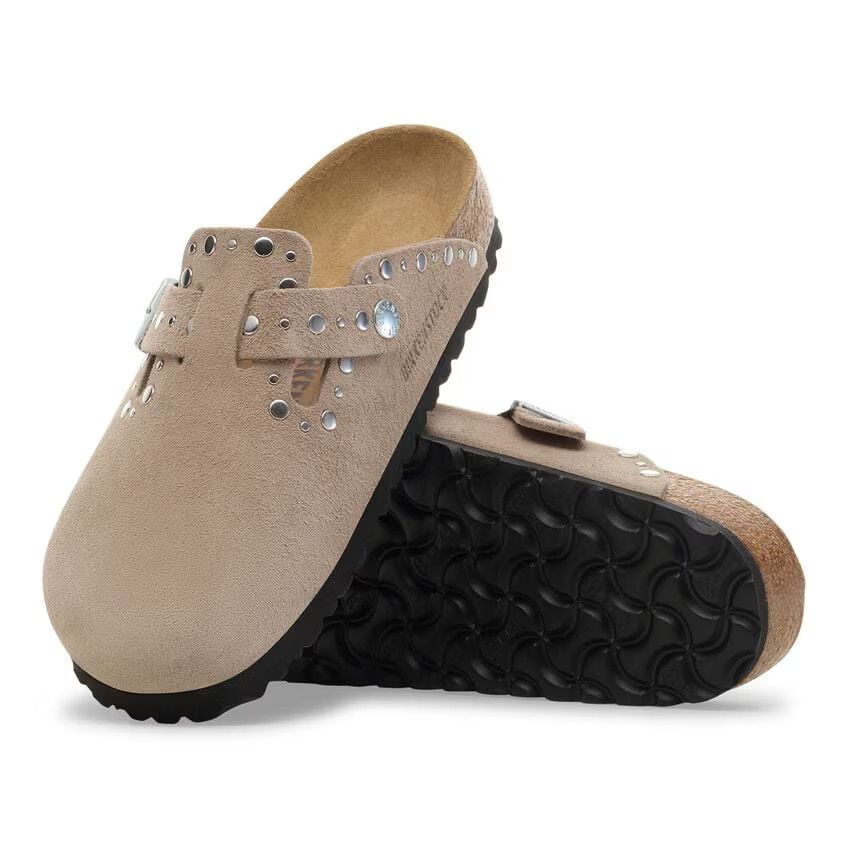 Birkenstock Birkenstock Boston Rivets Taupe 1030437 US 8 EU 41 Size US 8 / EU 41 - 3 Thumbnail