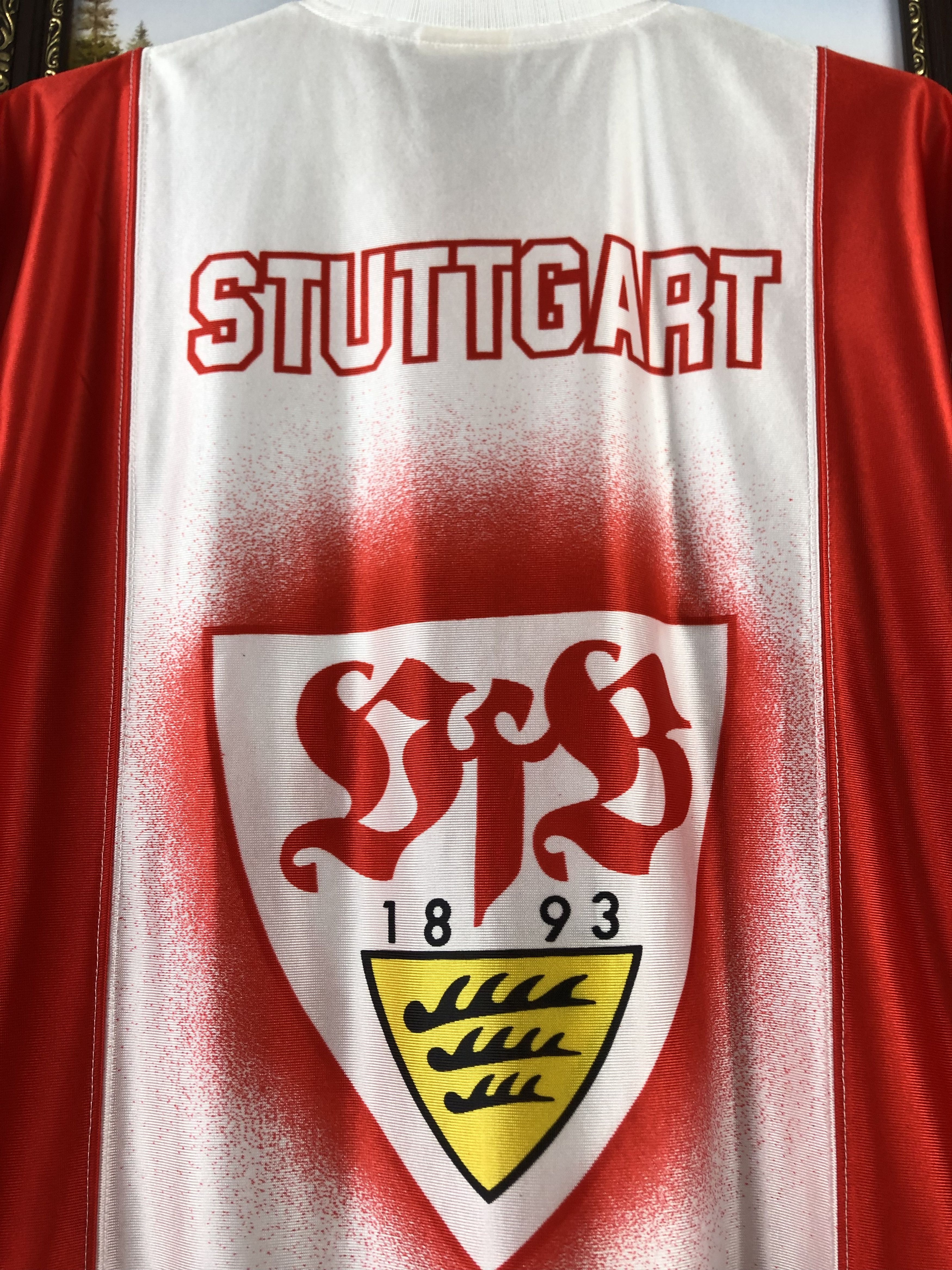 Vintage Vintage VfB Stuttgart Football Shirt Nutmeg Soccer Jersey Size US S / EU 44-46 / 1 - 15 Thumbnail