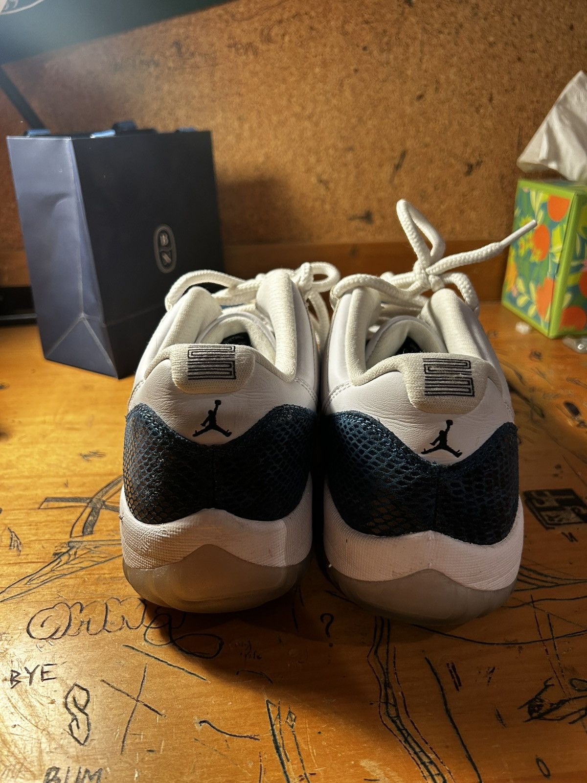 Jordan Brand Jordan 11 Retro Low “Snake Navy” 2019 Size US 10.5 / EU 43-44 - 5 Thumbnail