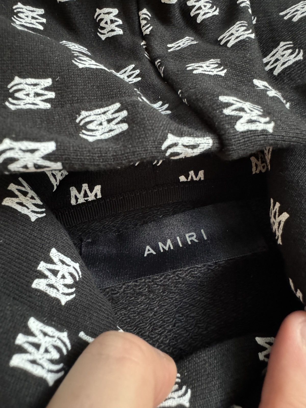 Amiri AMIRI ALL OVER MA BLACK HOODIE Size US S / EU 44-46 / 1 - 3 Thumbnail