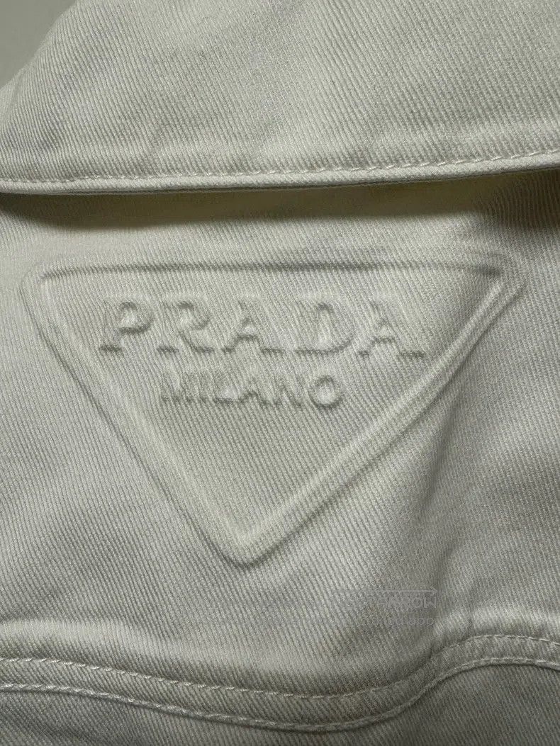 Prada Prada Short-sleeved denim shirt Size US L / EU 52-54 / 3 - 3 Thumbnail