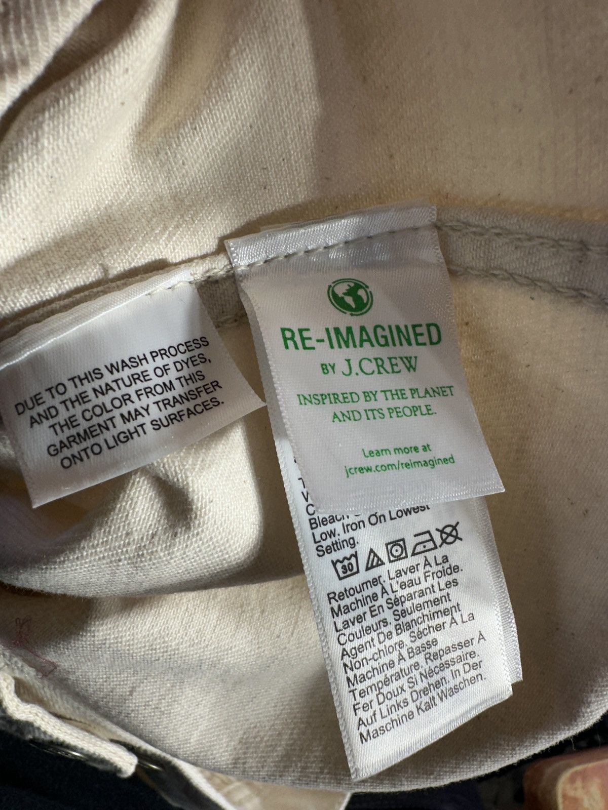 J.Crew J.Crew Classic jean jacket Light Cream Size S / US 4 / IT 40 - 7 Thumbnail