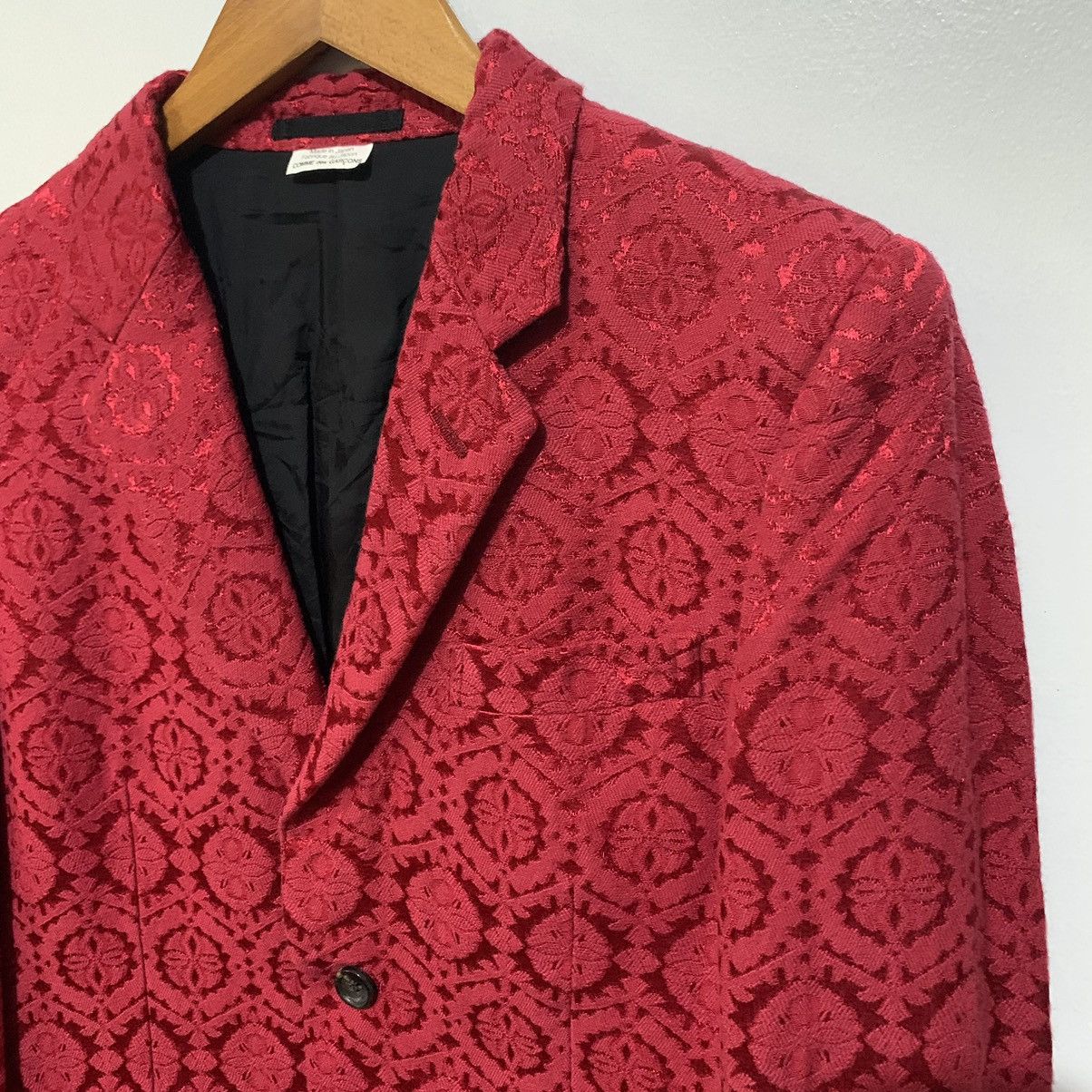 Comme des Garcons Homme Plus Comme des Garcons Homme Plus FW13 Brocade Tassel Blazer Size 38R - 6 Thumbnail