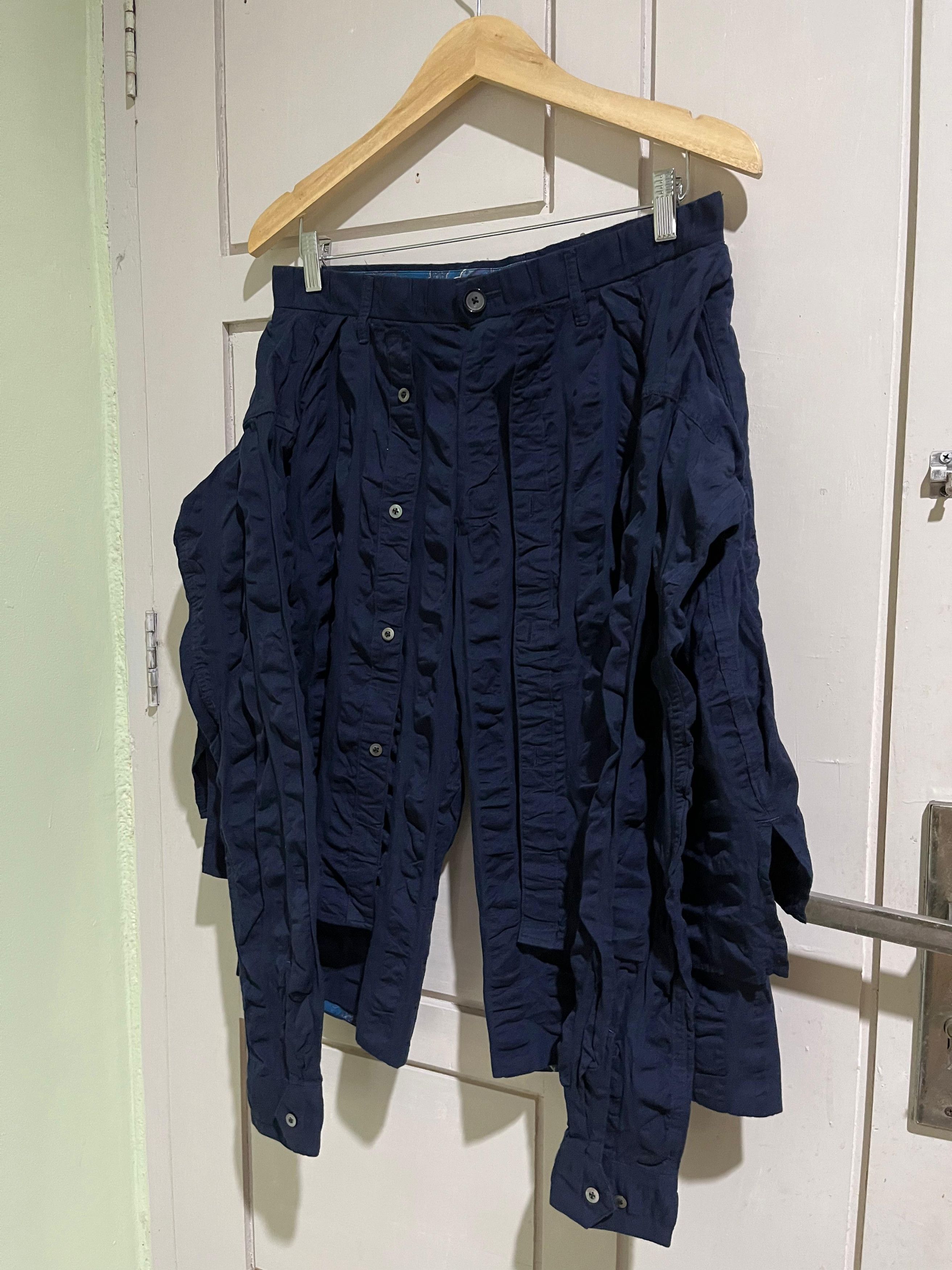 Maison MIHARA YASUHIRO Mihara yasuhiro wrinkle hybrid pants Size US 32 / EU 48 - 2 Thumbnail