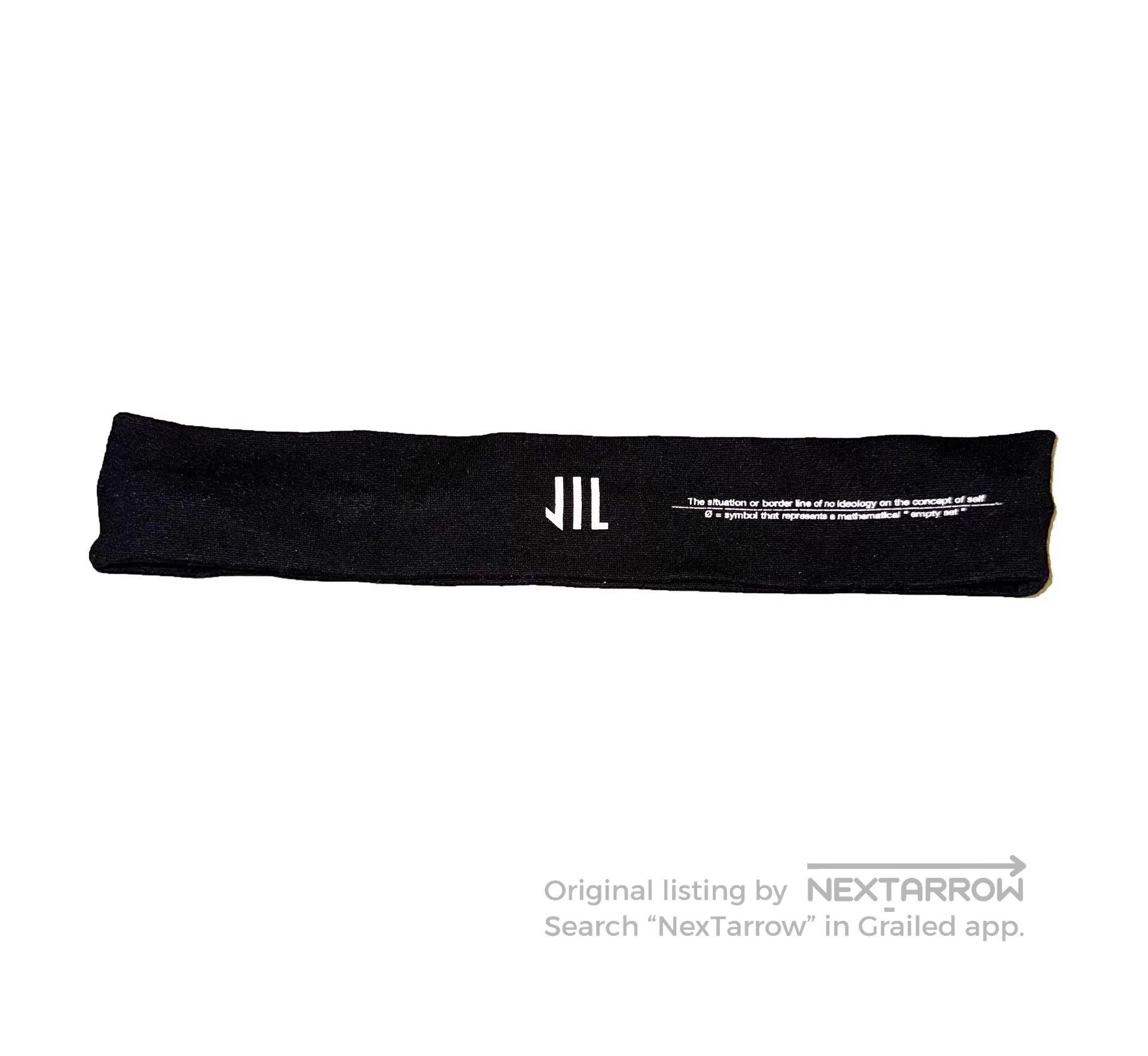 Julius NILOS BY JULIUS_7 Black Headband. Size ONE SIZE - 2 Thumbnail