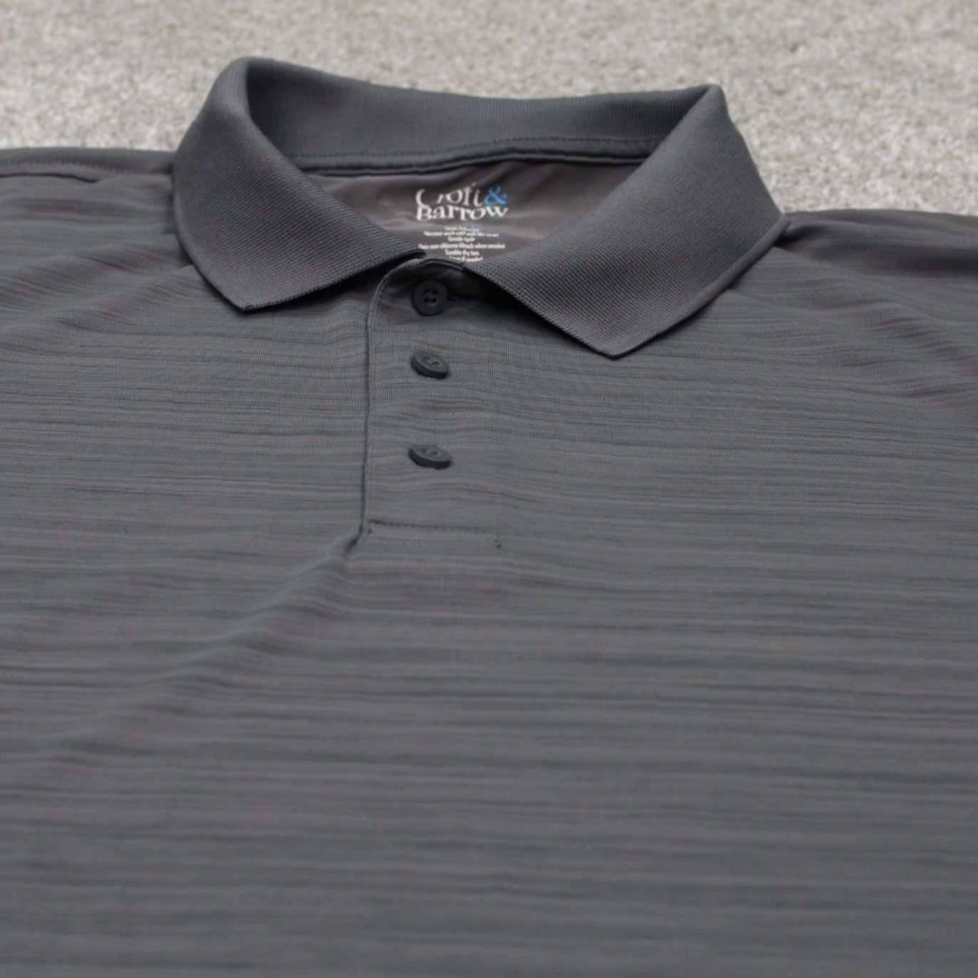 Croft & Barrow Croft & Barrow Polo Shirt Mens XL Gray Quick Dry 100% Polyester S/S Pullover Shirt Size US XL / EU 56 / 4 - 4 Thumbnail