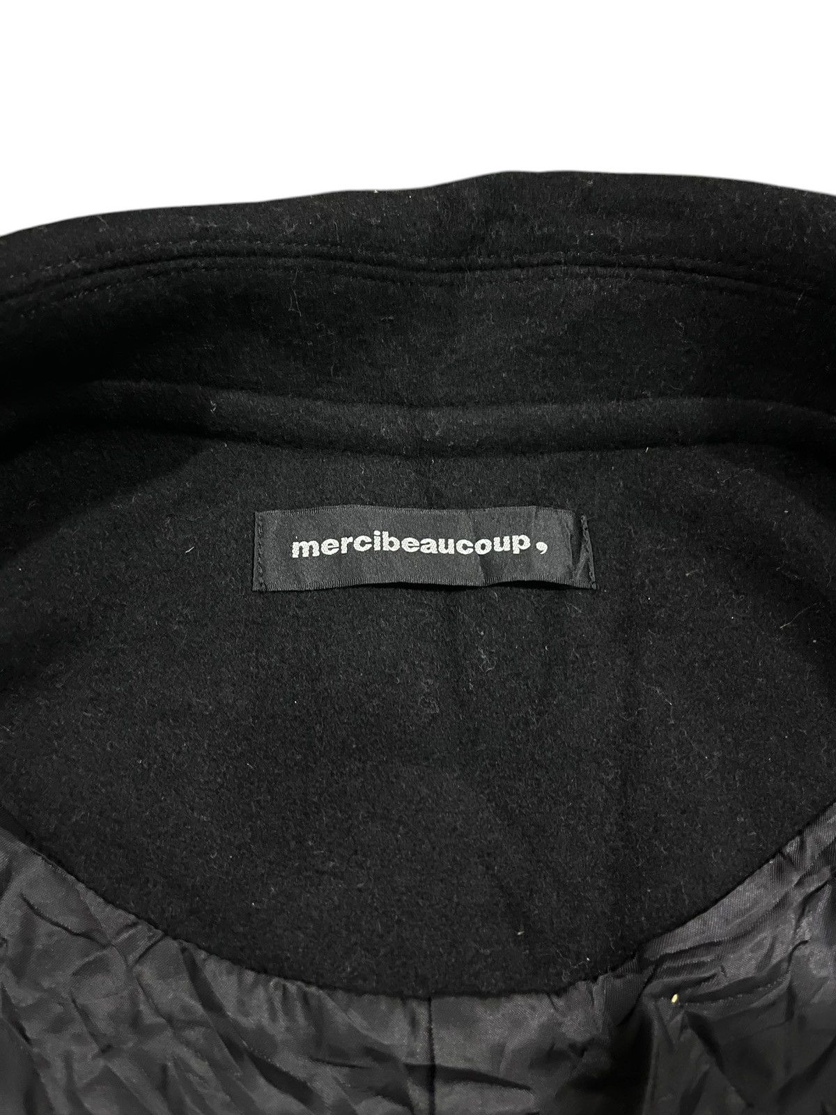 Issey Miyake ISSEY MIYAKE MERCIBEAUCOUP BATWING MUSHROOM NECK WOOL JACKET Size US L / EU 52-54 / 3 - 11 Thumbnail