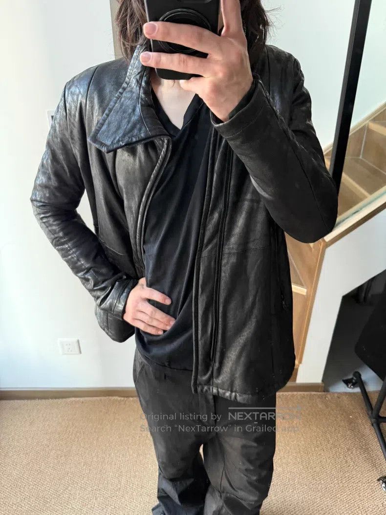Julius Julius Oversized Lapel Distressed Filled Cotton Sheepskin Size US S / EU 44-46 / 1 - 8 Thumbnail