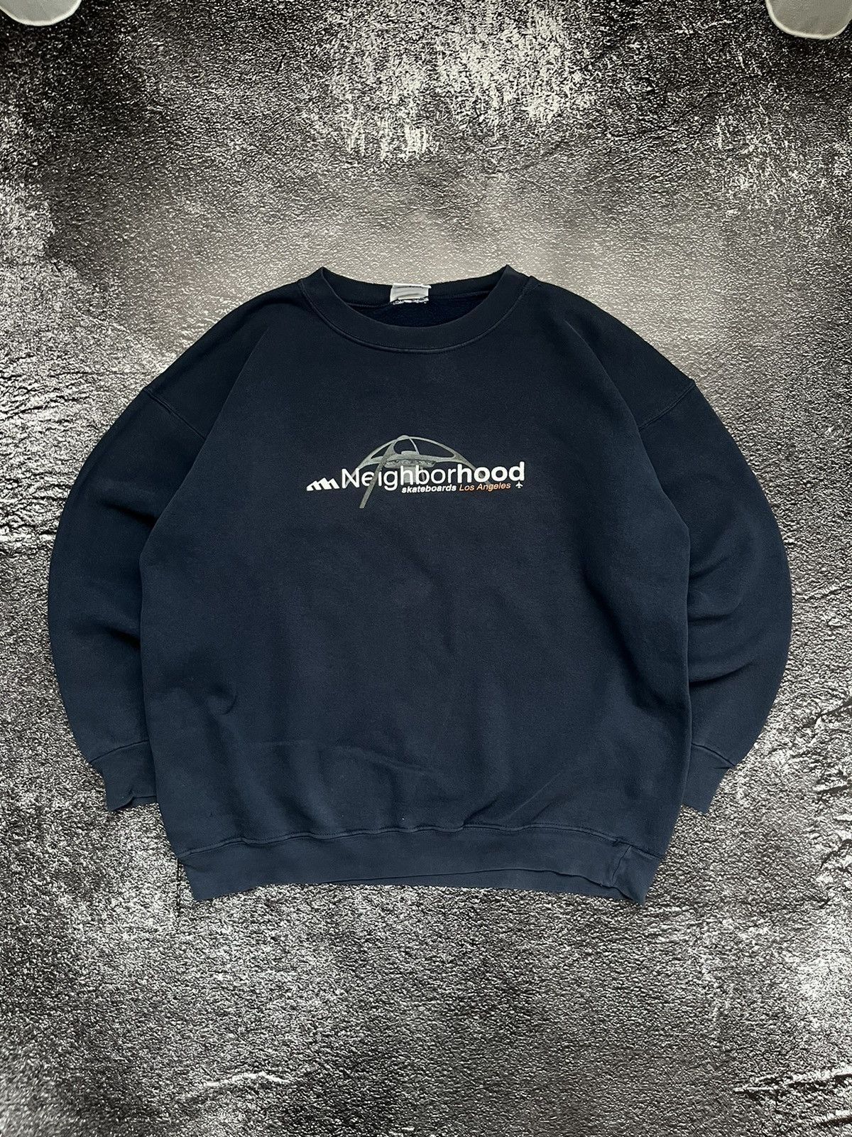 Neighborhood Vintage Neighborhood skate y2k LA Distressed Sweatshirt Size US L / EU 52-54 / 3 - 1 Thumbnail