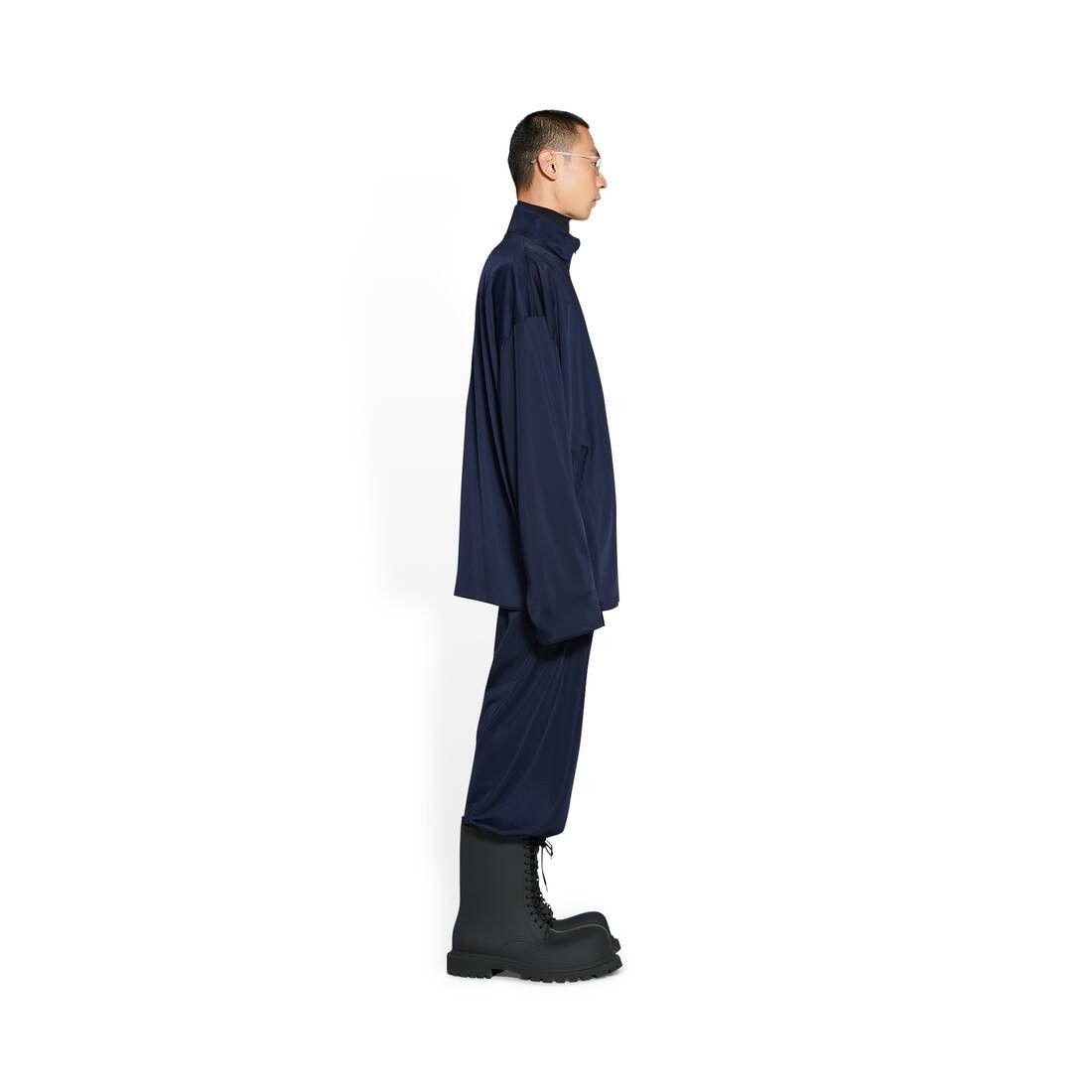 Balenciaga o1w1db10425 Tracksuit Jacket in Blue Size US L / EU 52-54 / 3 - 3 Thumbnail