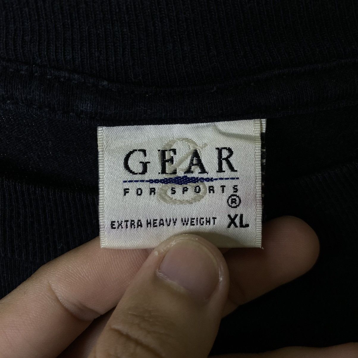 Vintage Vintage 90s Black Blank Nice & Crispy Cotton Tee Size US XXL / EU 58 / 5 - 3 Thumbnail