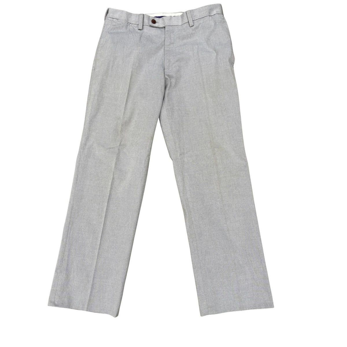 Japanese Brand Full House Homme Gray Trousers Straight Leg, Size US 30 / EU 46 - 1 Thumbnail