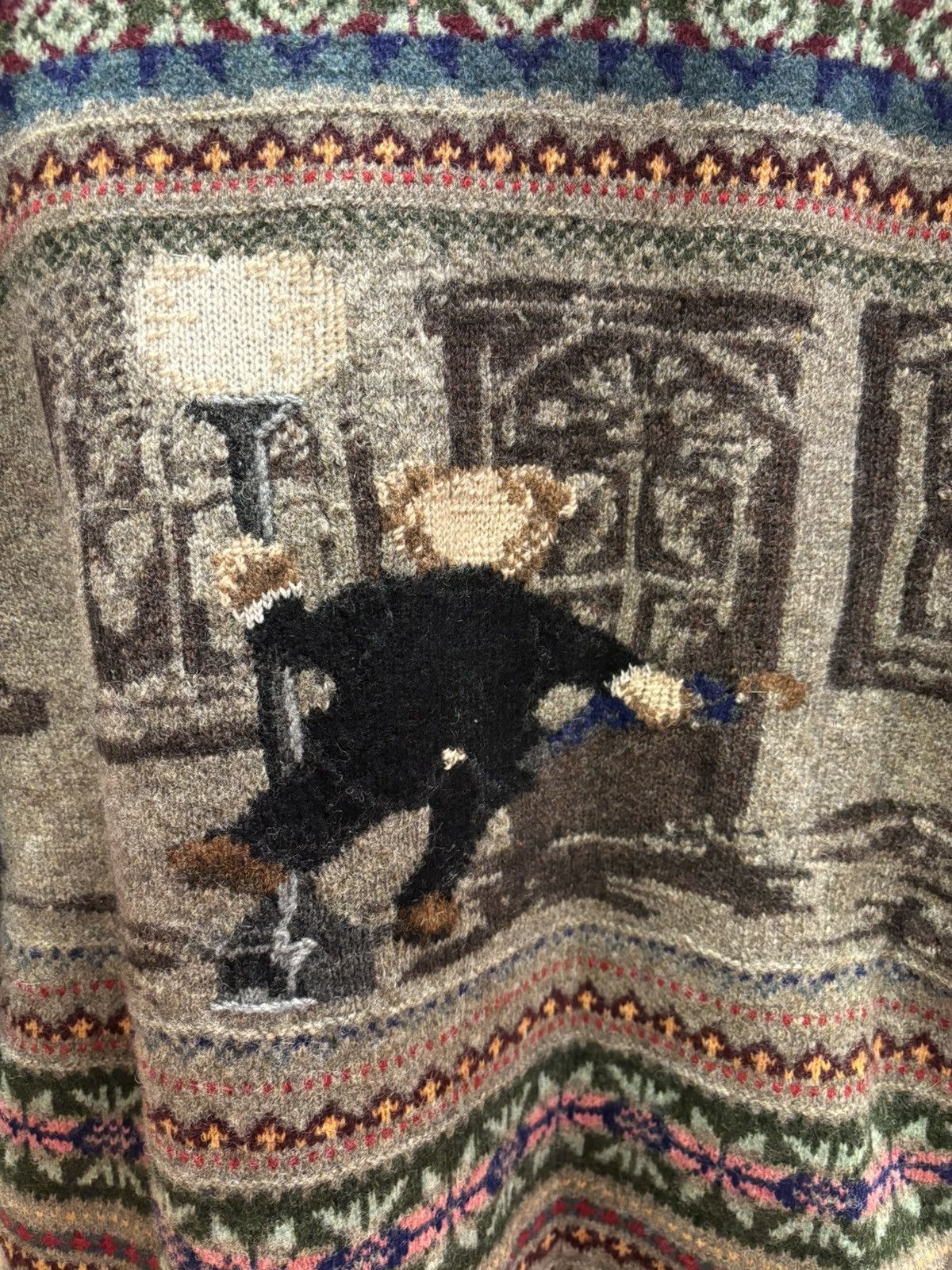 Polo Ralph Lauren Polo Ralph Lauren Singing in the Rain Knit Sweater Size US L / EU 52-54 / 3 - 4 Thumbnail
