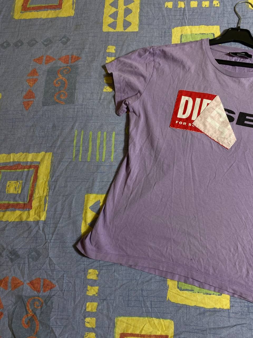 Diesel × Vintage Vintage Y2K Diesel faded t-shirt big logo size streetwear L Size US M / EU 48-50 / 2 - 9 Thumbnail