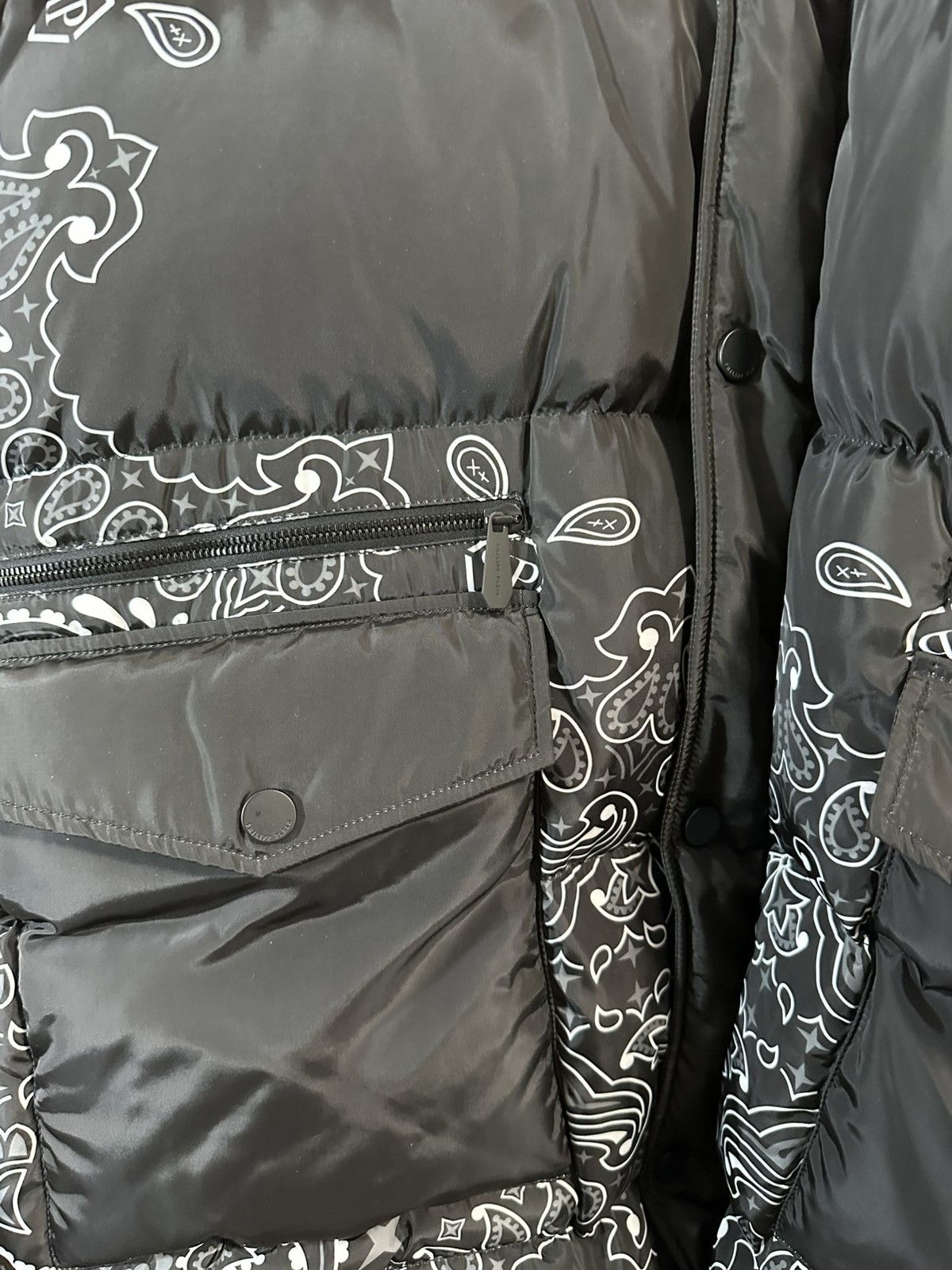 Philipp Plein Philipp Plein Paisley 4XL Puffer Skull Jacket Coat Size US XXL / EU 58 / 5 - 11 Thumbnail