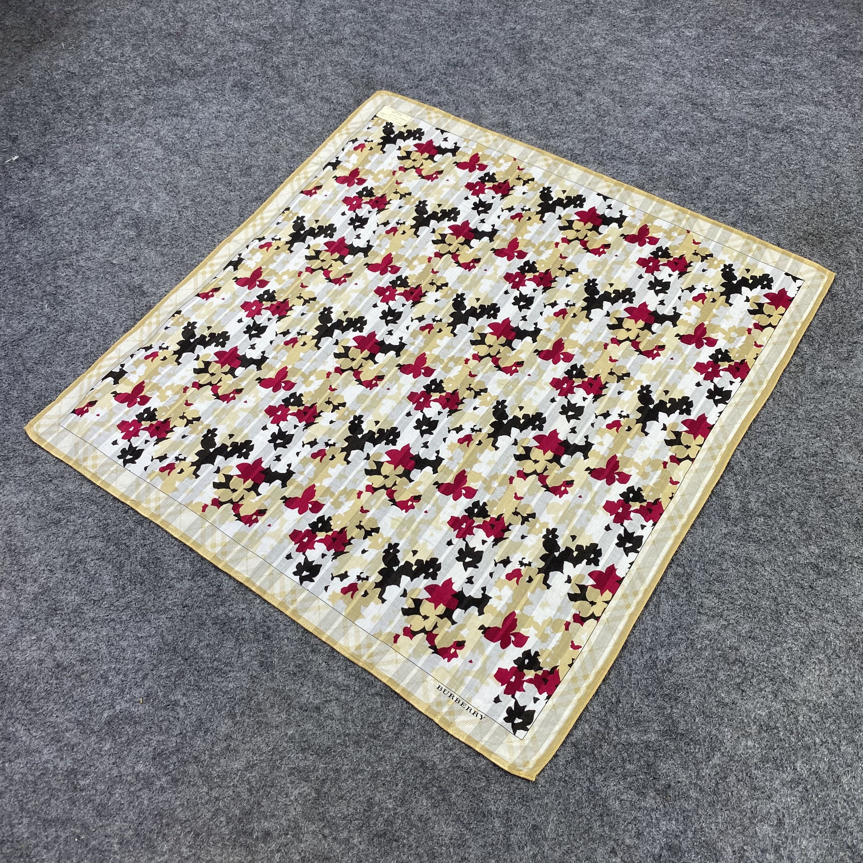 Burberry Burberry Handkerchief / Bandana / Neckerchief-B2277 Size ONE SIZE - 4 Thumbnail