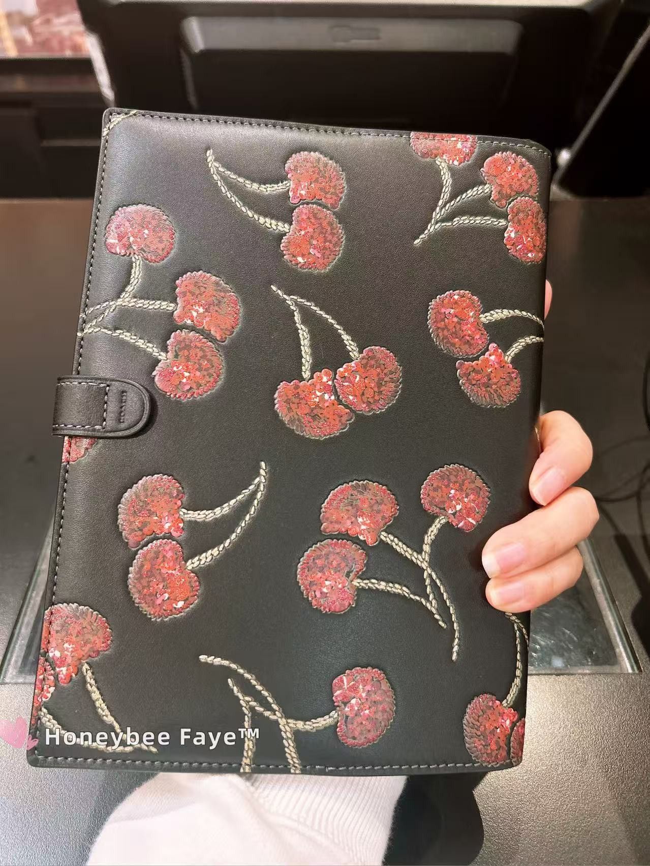 Coach NWT Coach Notebook With Cherry Print CDB79 Size ONE SIZE - 5 Thumbnail