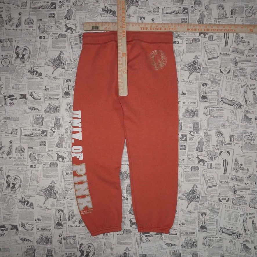 Pink XS - Vintage Y2K pink femme 00s Victoria’s Secret sweatpants Size 23" - 4 Thumbnail