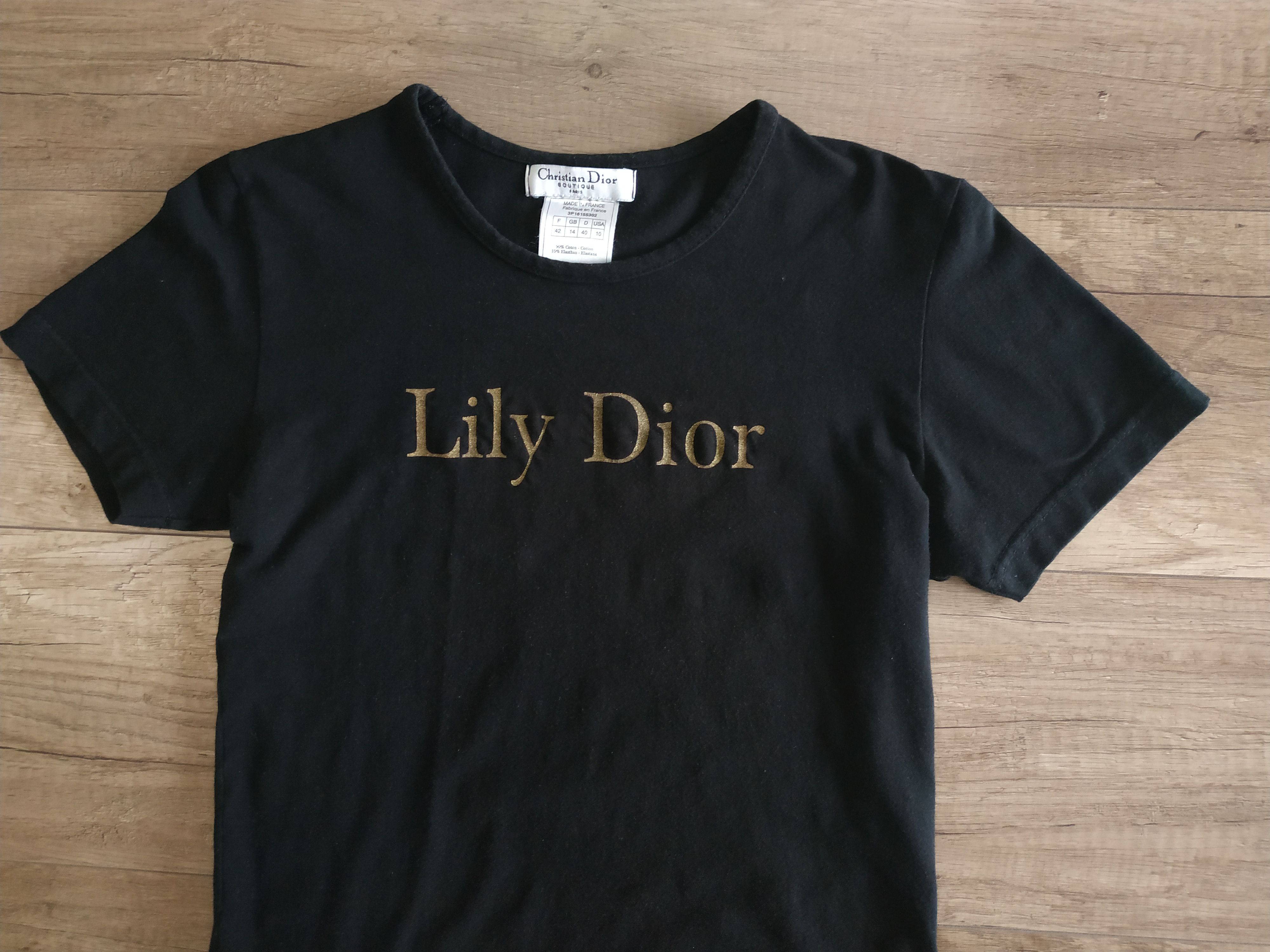 Dior Christian Dior Women's Vintage T-shirt, s. SMALL Size S / US 4 / IT 40 - 4 Thumbnail