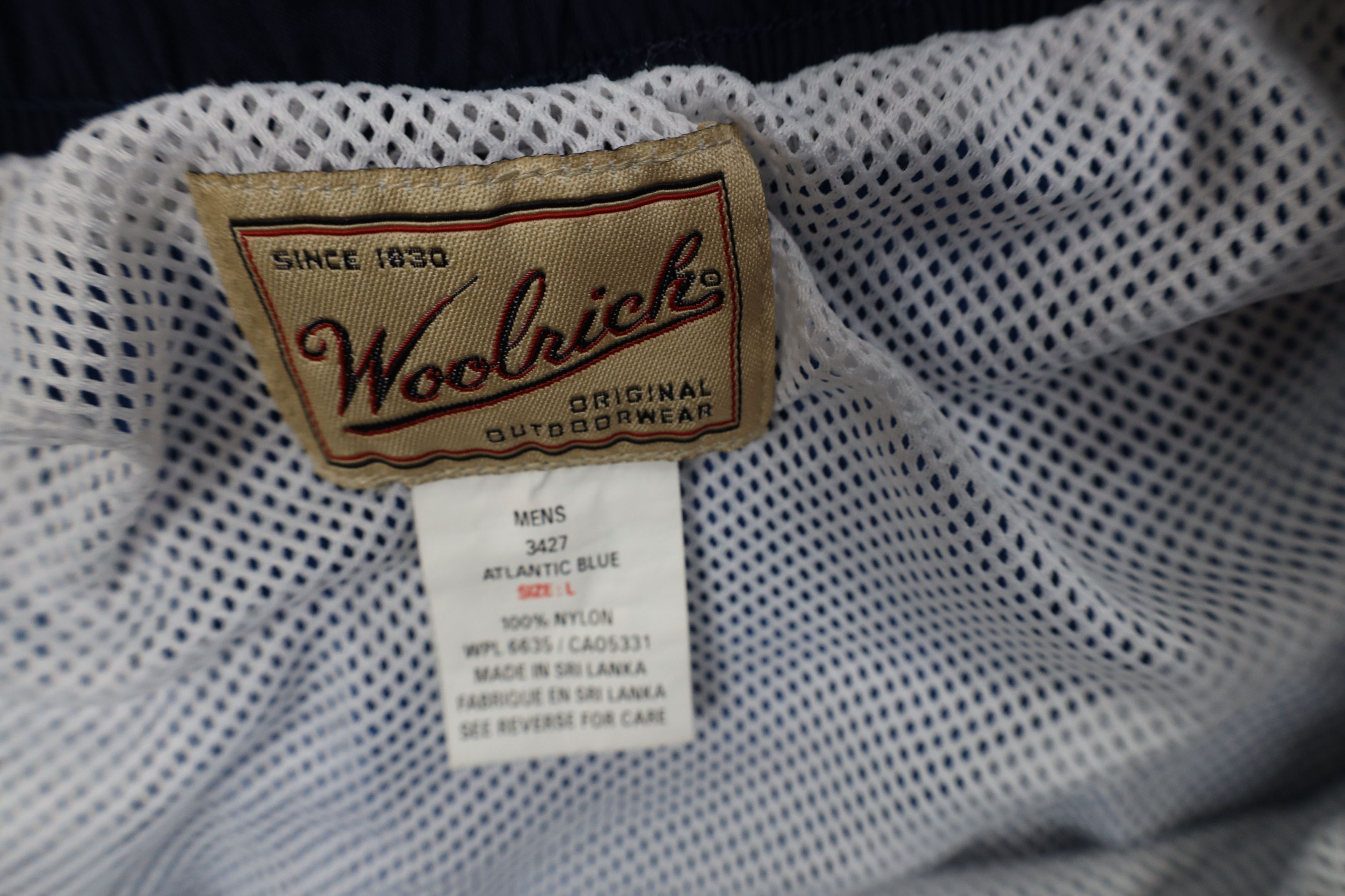 Woolrich Woolen Mills Vintage 90s Woolrich Lined Above Knee Shorts Trunks Blue Size US 34 / EU 50 - 7 Thumbnail
