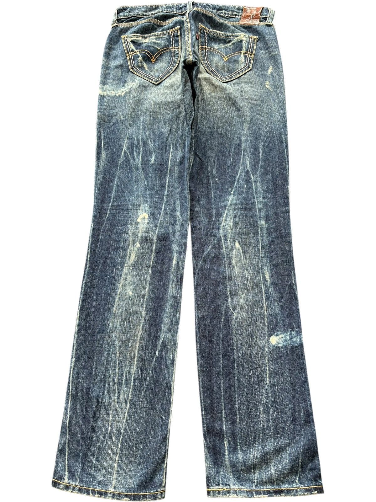 Levi's Vintage Levis Faded Wash Paint Splattered Distress Jeans Size 30" / US 8 / IT 44 - 2 Thumbnail
