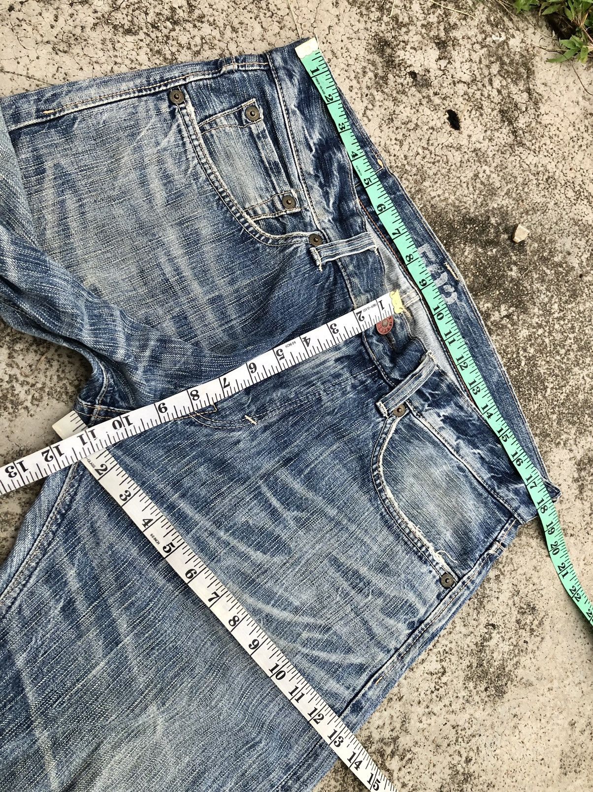Edwin VINTAGE EDWIN 503 WASHED BLUE DENIM Size US 36 / EU 52 - 7 Thumbnail
