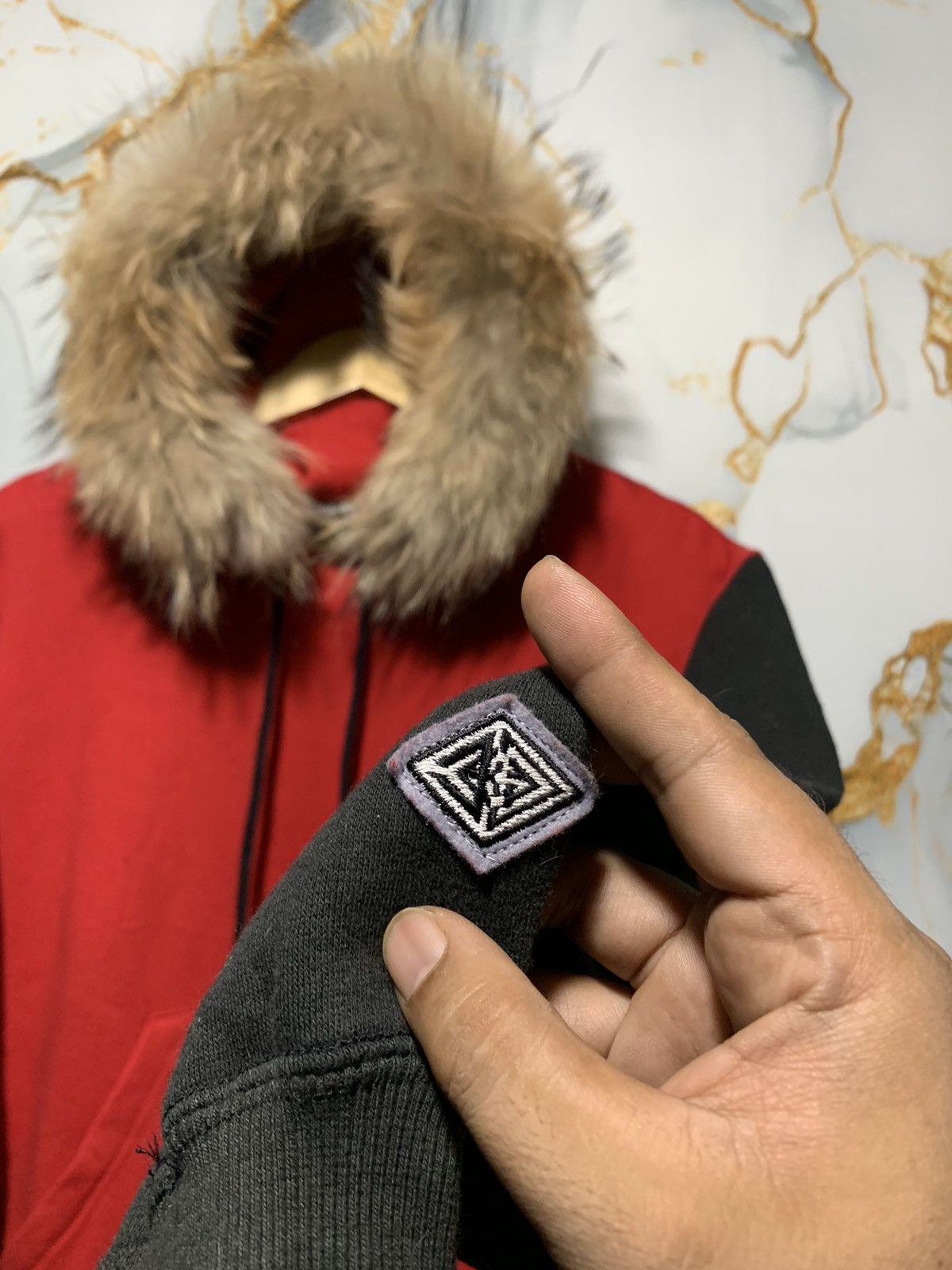If Six Was Nine Devitchu Los Angeles rock punk skull pullover fur hoodie Size US M / EU 48-50 / 2 - 3 Thumbnail