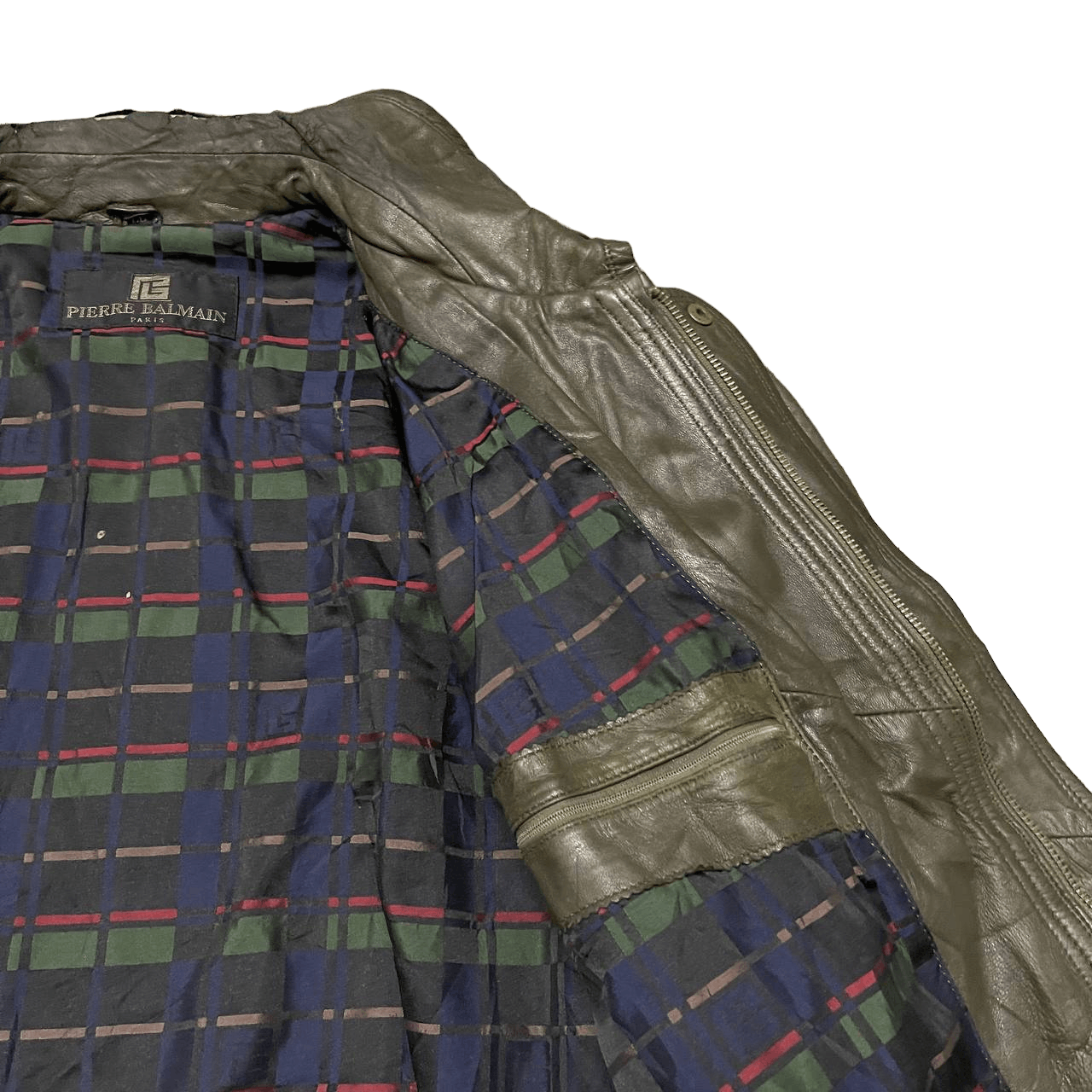 Pierre Balmain Vintage Pierre Balmain Paris Leather Jacket Lambskin Size US M / EU 48-50 / 2 - 10 Thumbnail