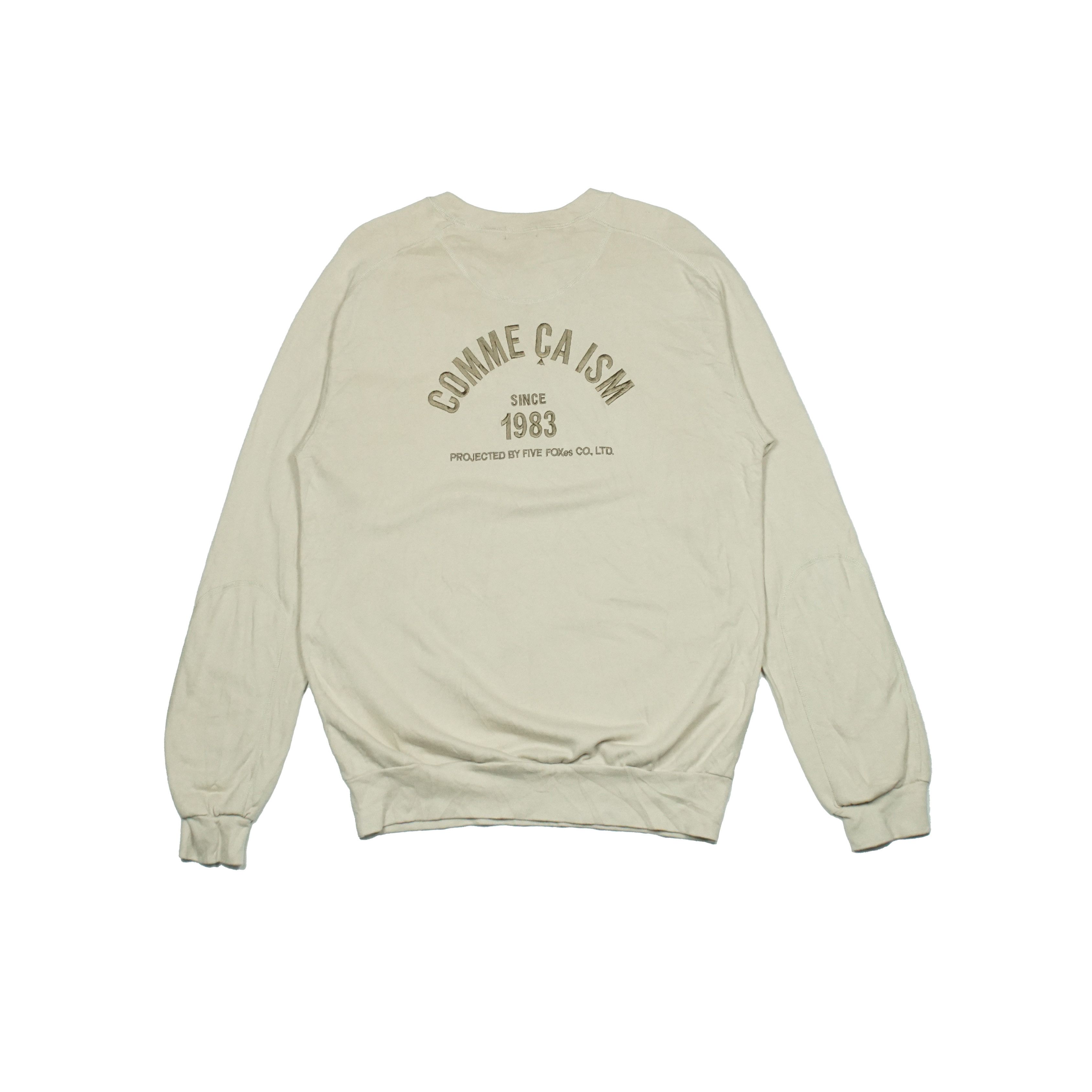 Comme Ca Ism *NoTariff Comme Ca Ism Spell Out Logo Sweatshirt Size US M / EU 48-50 / 2 - 1 Thumbnail
