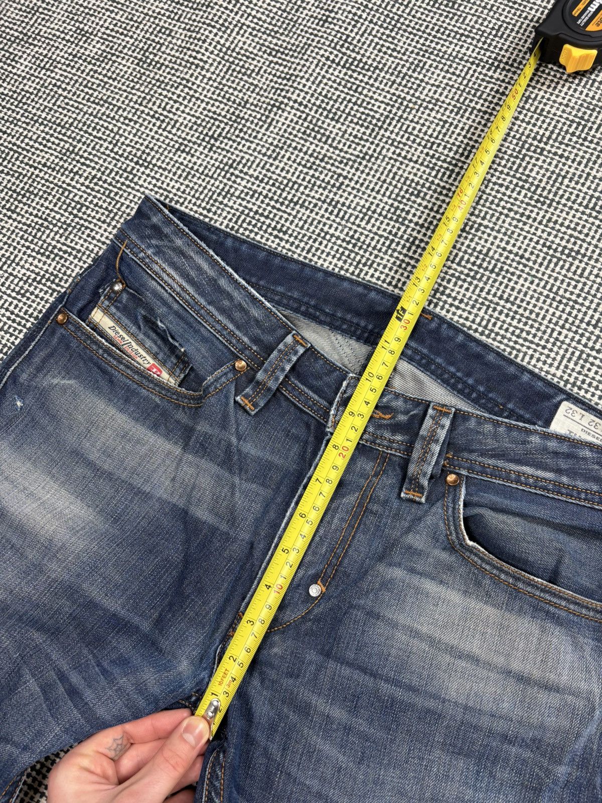 Diesel diesel thanaz washed straight jeans y2k vintage japanese Size US 34 / EU 50 - 9 Thumbnail